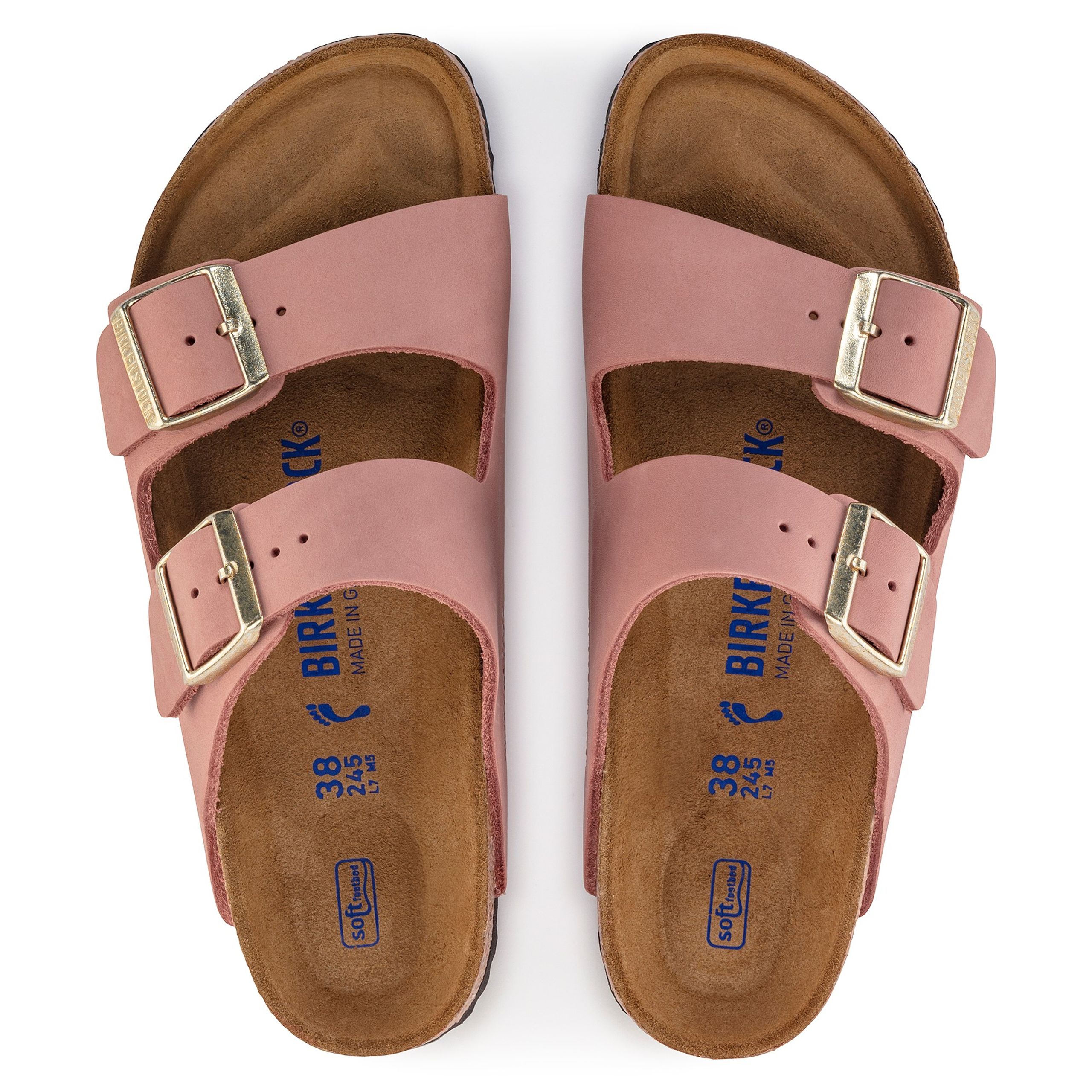Birkenstock - Sandaler - Arizona SFB NU Leather - Old Rose