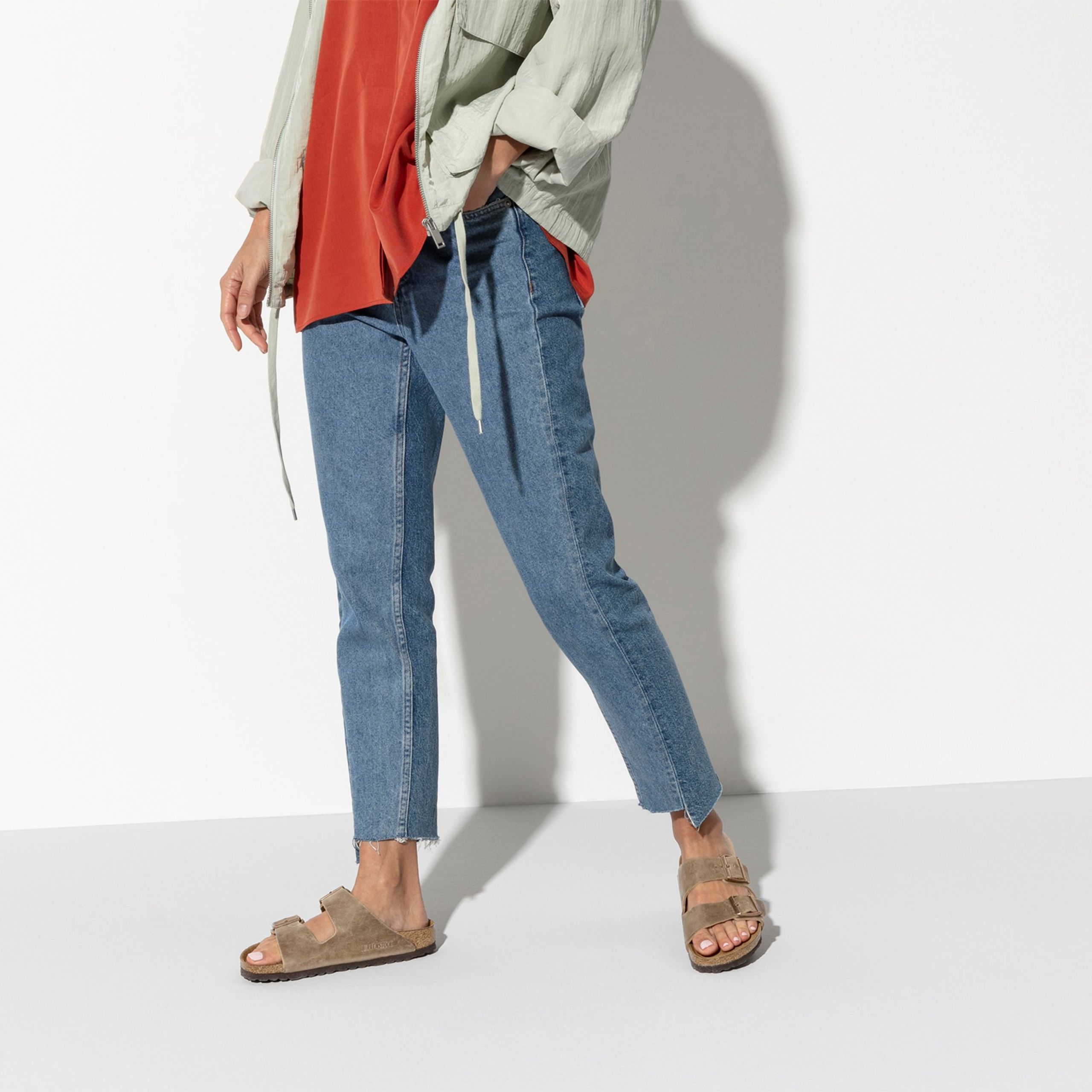 Birkenstock - Sandals - Arizona SFB Oiled NU Leather - Tabacco Brown - Oiled