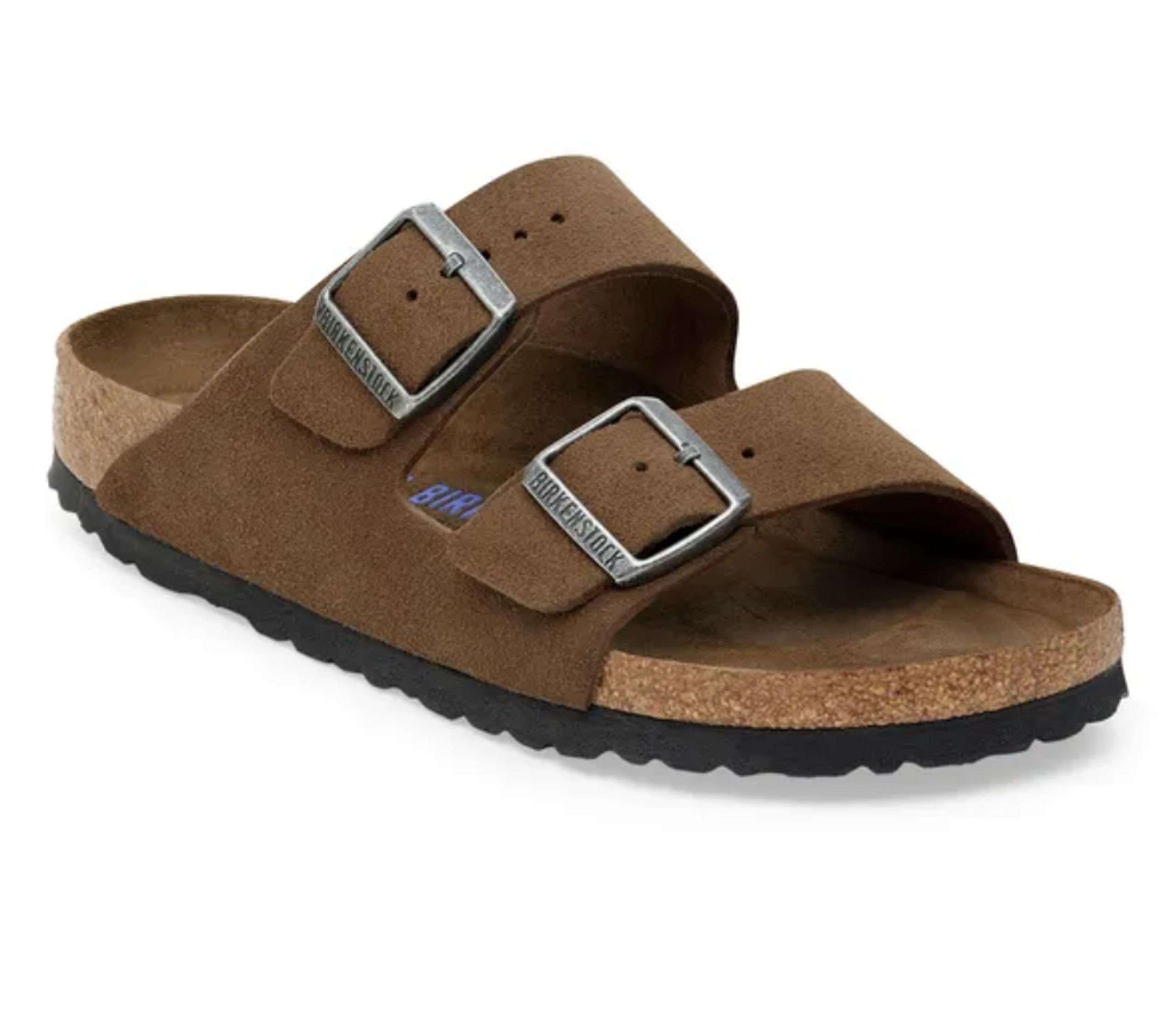 Birkenstock - Sandals - Arizona SFB Suede - Dark Tea Tonal