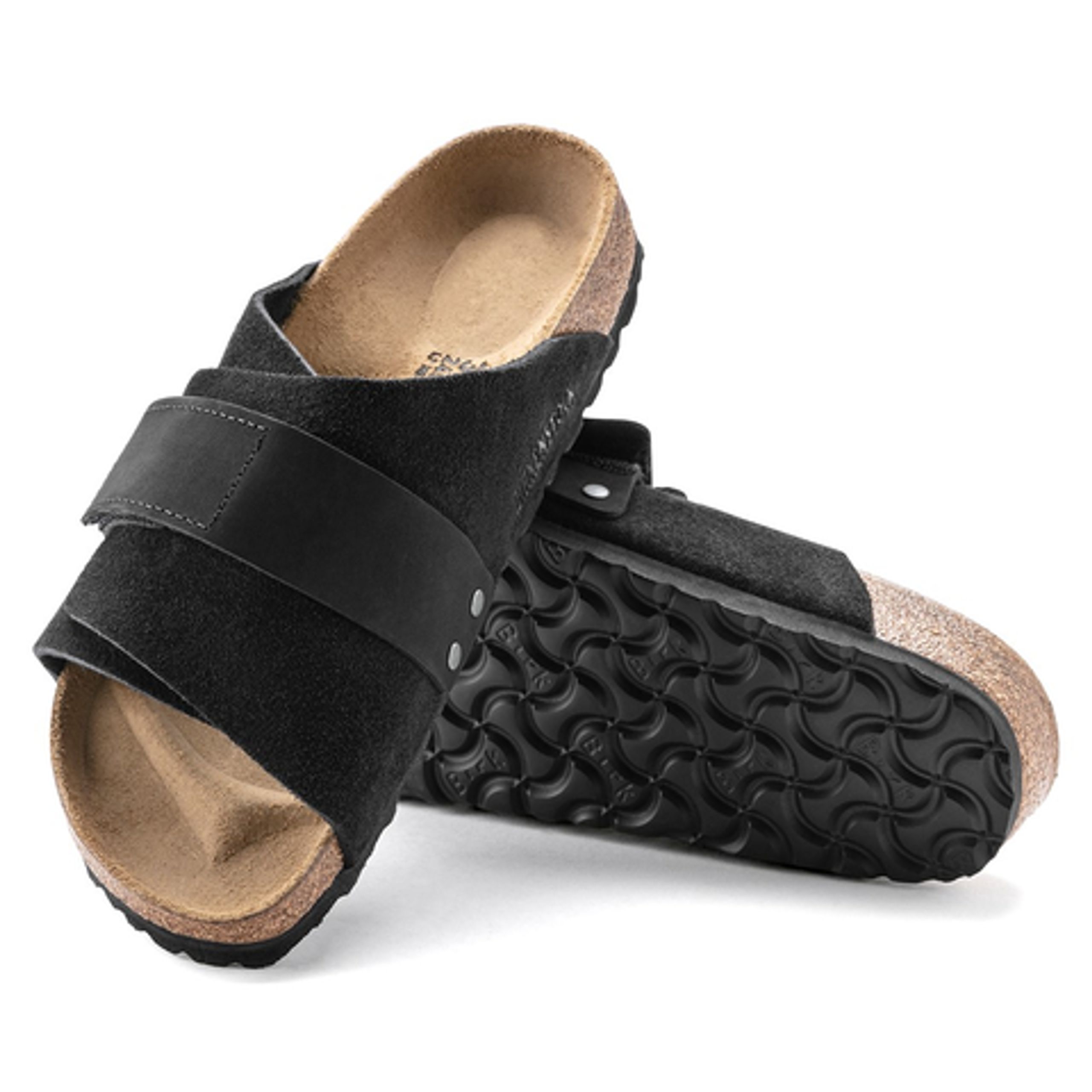 Birkenstock - Sandals - Kyoto Nubuck/Suede - Black