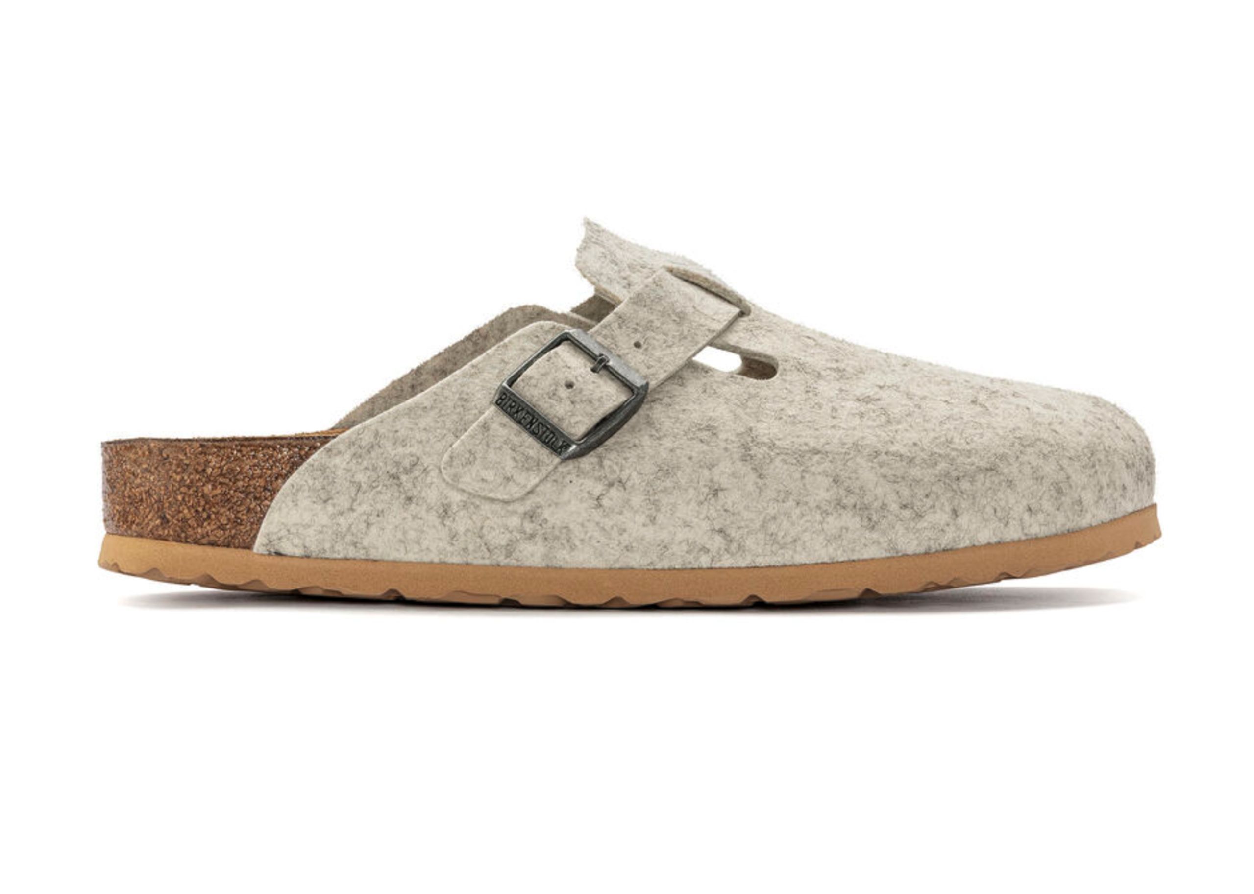 Birkenstock - Sandals - Boston Wool - Eggshell
