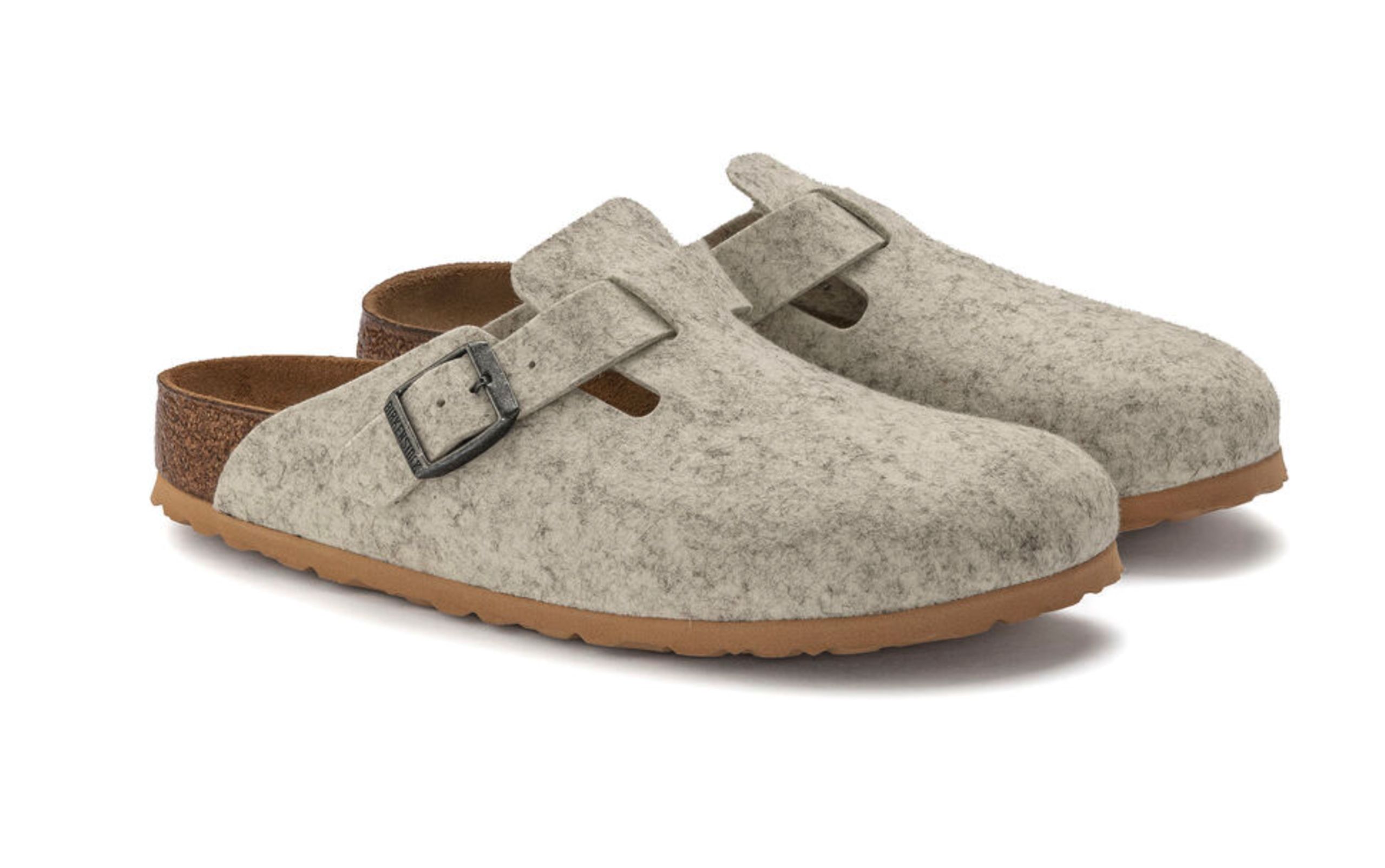 Birkenstock - Sandals - Boston Wool - Eggshell