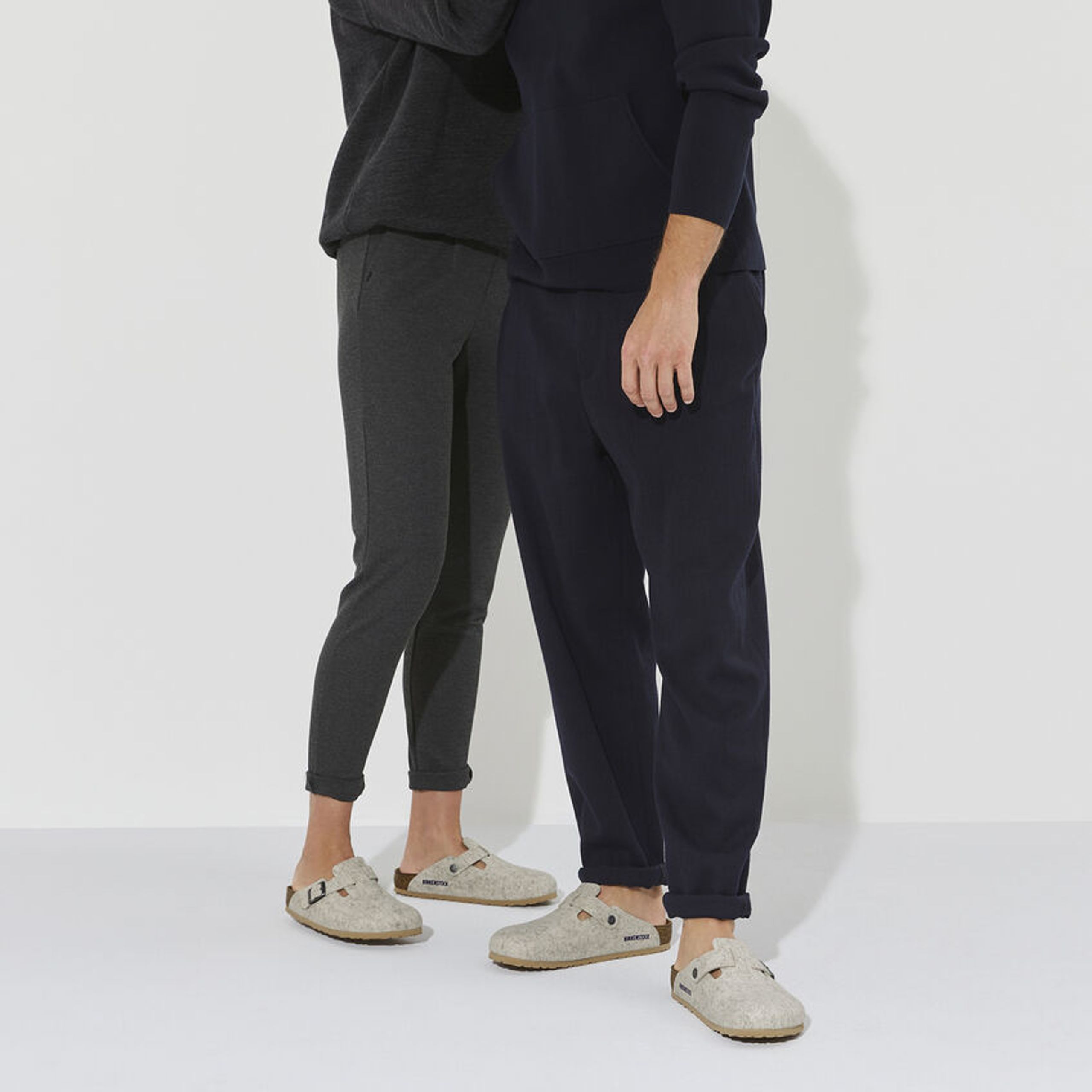 Birkenstock - Sandals - Boston Wool - Eggshell