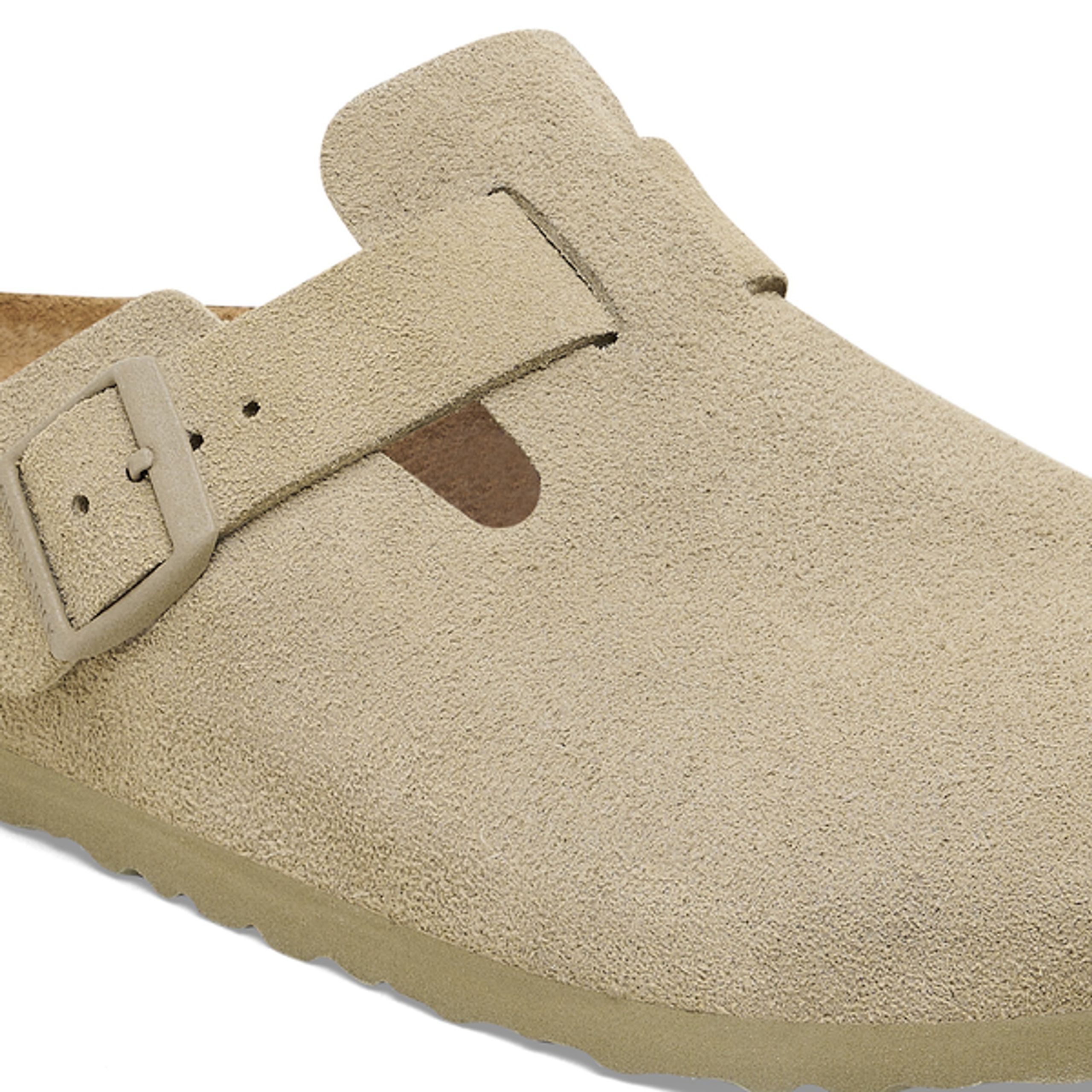 Birkenstock - Schuhe - Boston Suede - Faded Khaki
