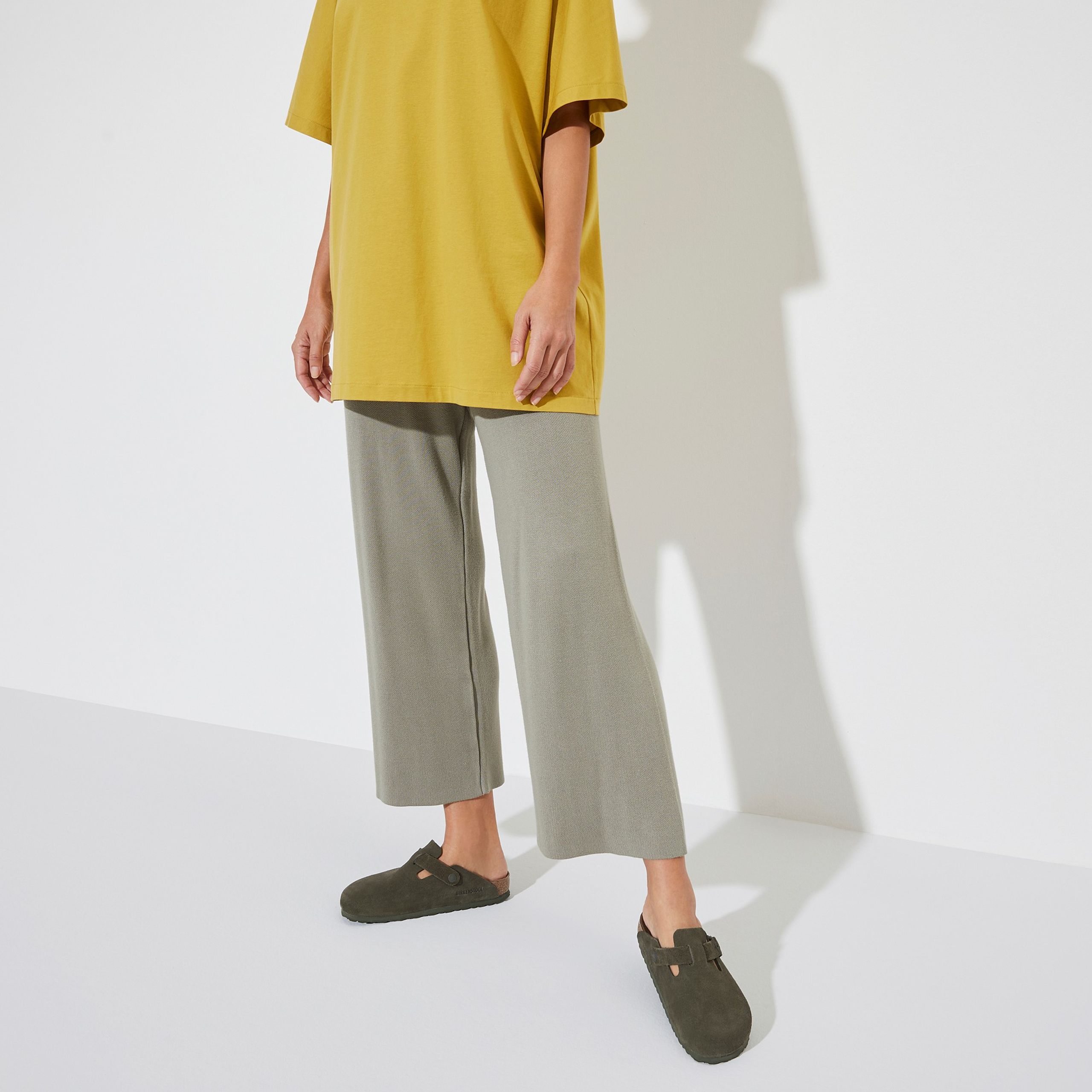 Birkenstock - Shoes - Boston Suede - Thyme