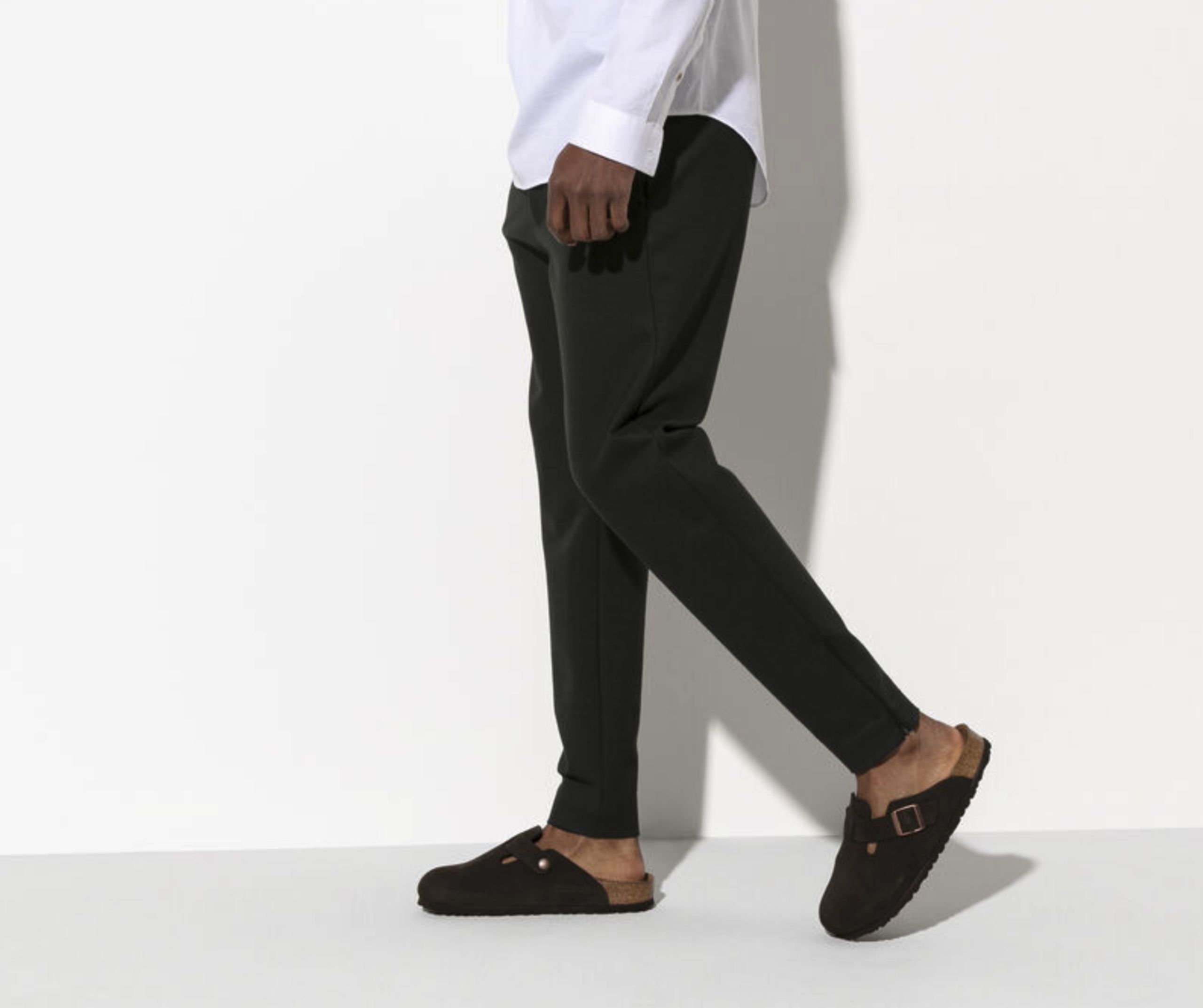 Birkenstock - Shoes - Boston Suede - Soft Footbed - Mocha Suede