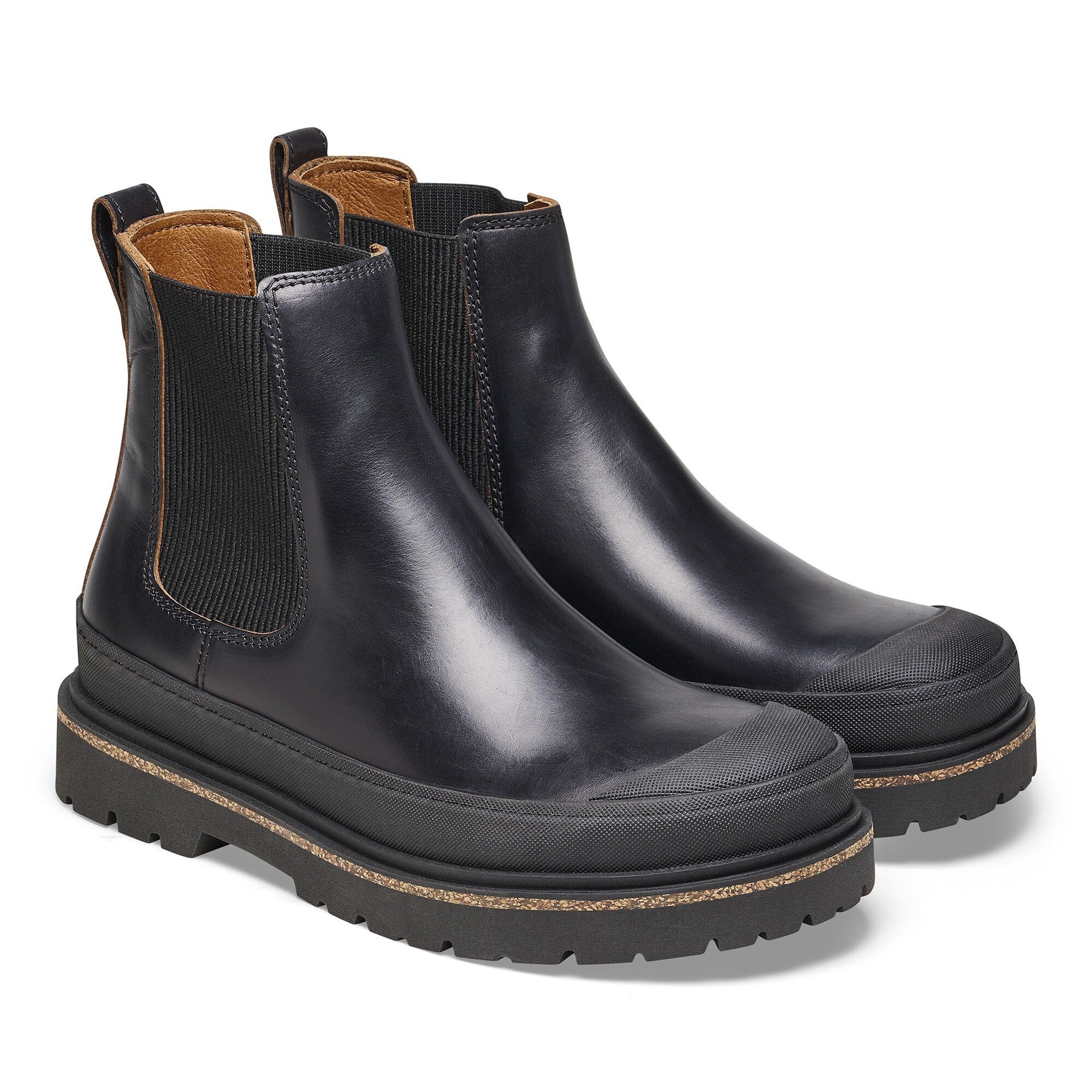 Birkenstock - Støvler - Prescott Slip On Women Waxy Leather - Black