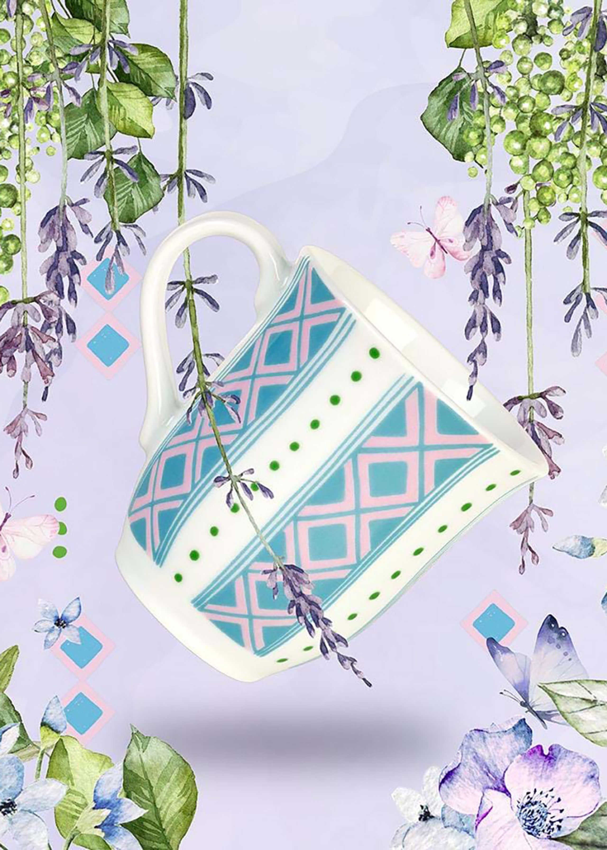 Bjørn Wiinblad - Becher - Eva Mug - Lys Blå