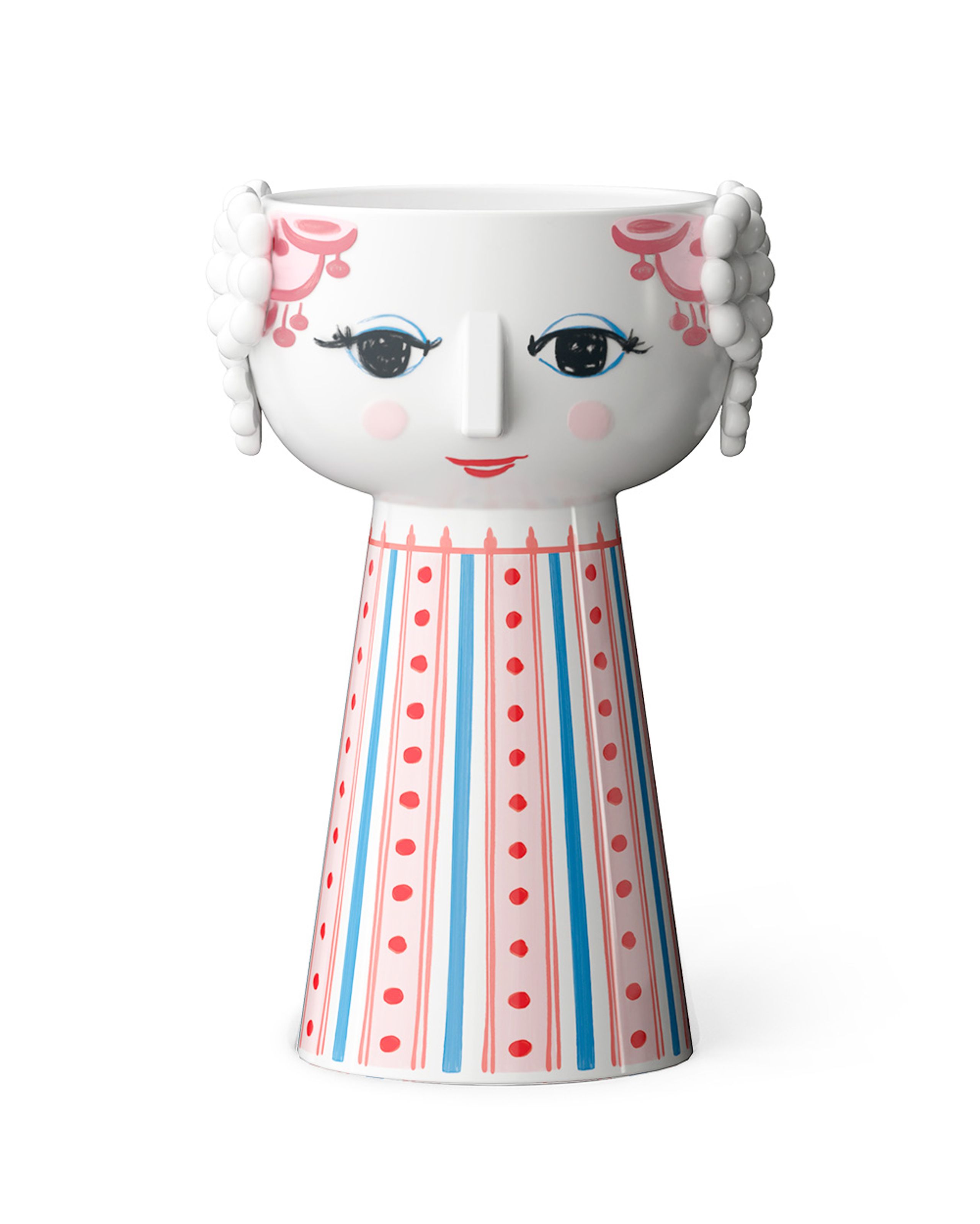 Bjørn Wiinblad - Lysestage - Eva Candleholder - Dusty Red