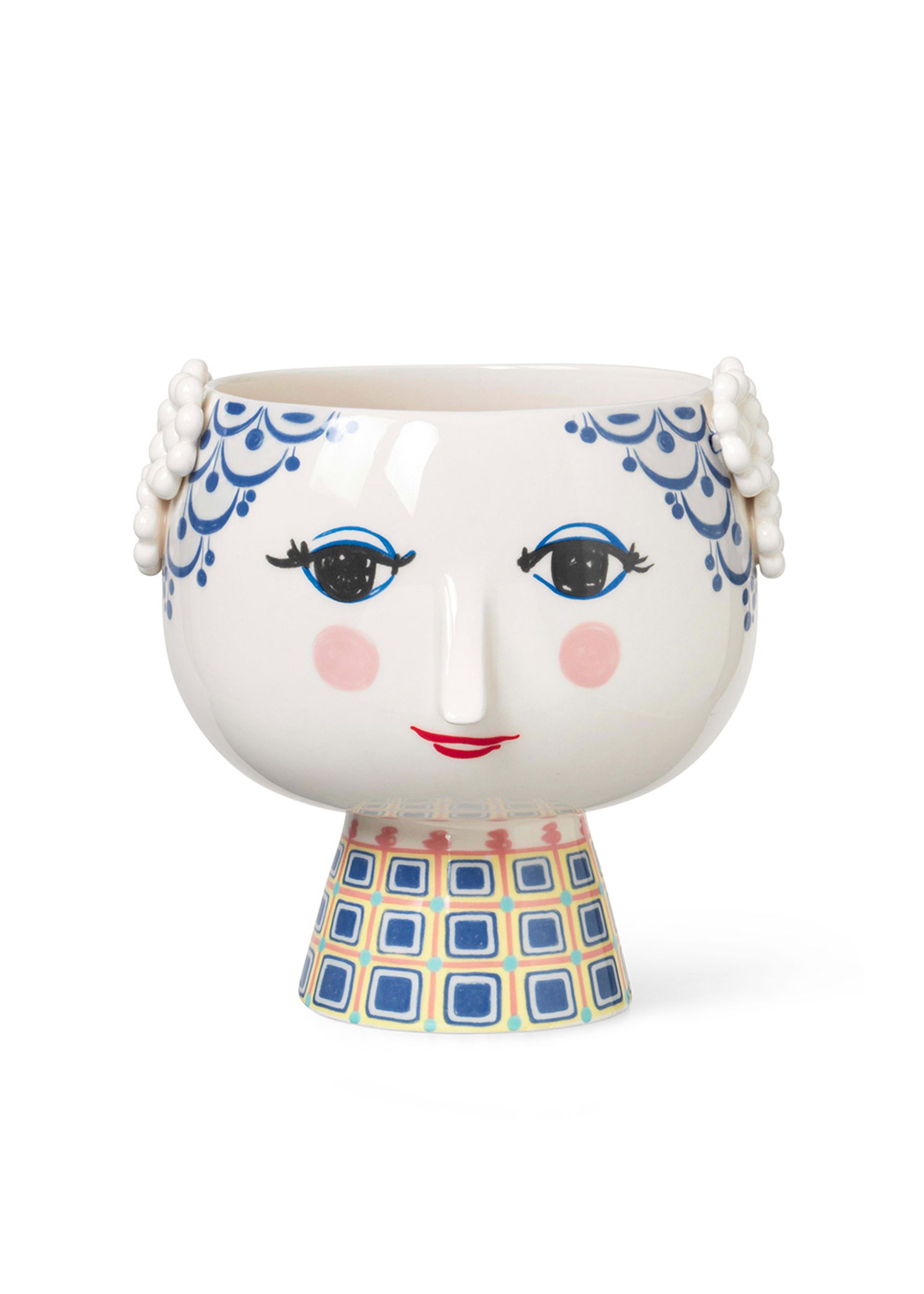 Bjørn Wiinblad - Urtepotte - Eva Urtepotteskjuler - Blå