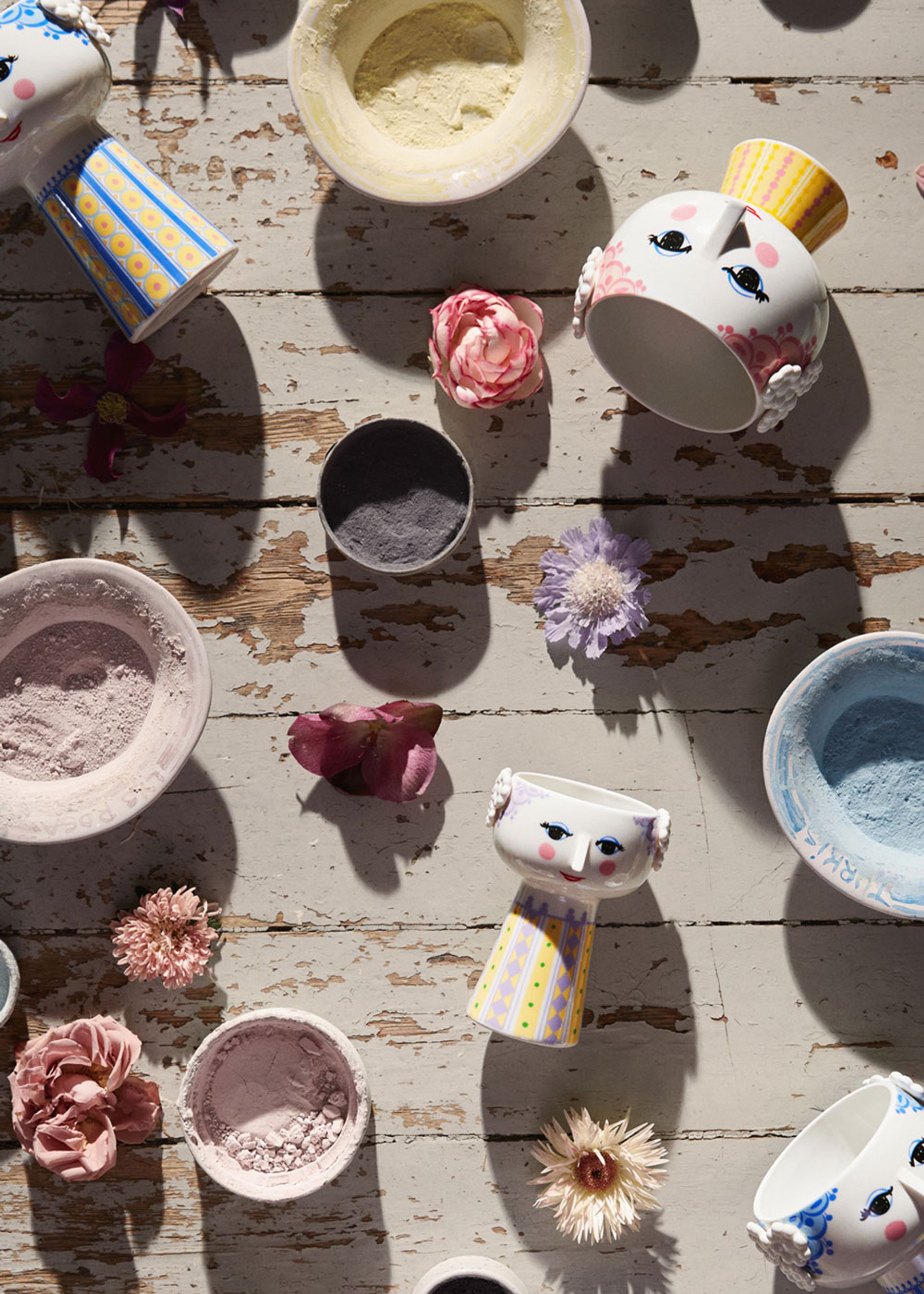 Bjørn Wiinblad - Urtepotte - Eva Urtepotteskjuler - Pink