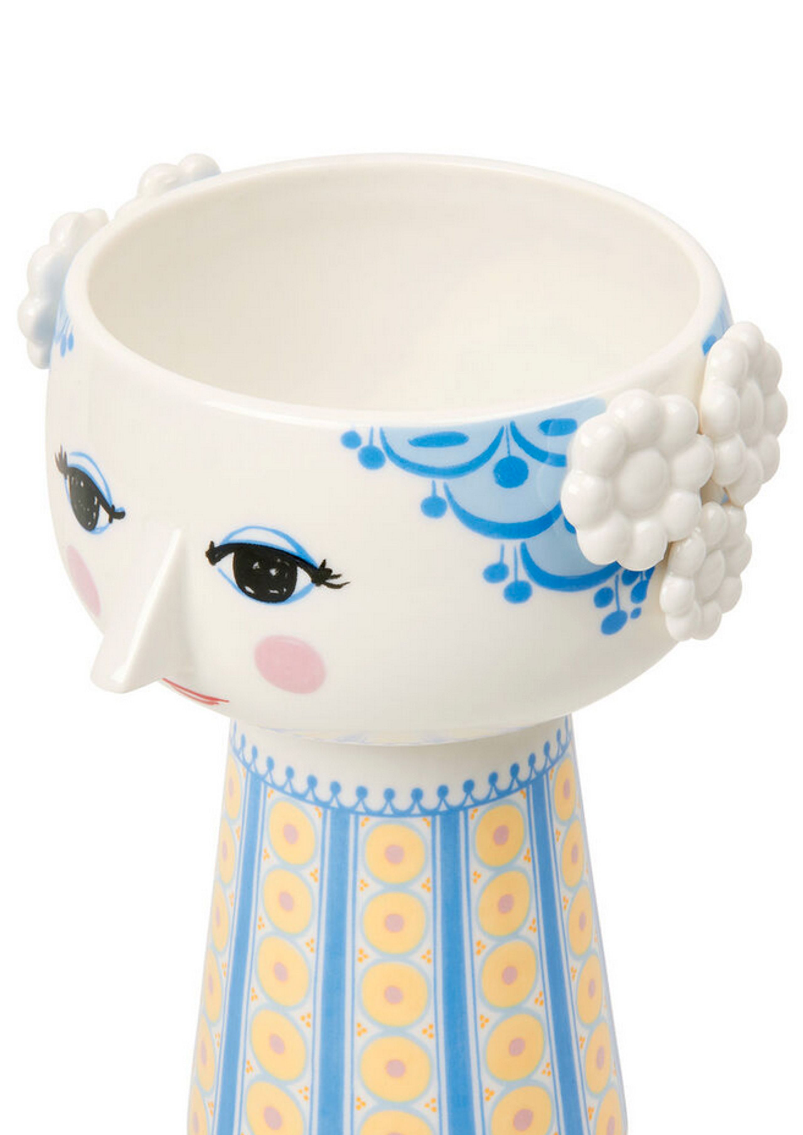 Bjørn Wiinblad - Vase - Eva Vase - Blue/Yellow