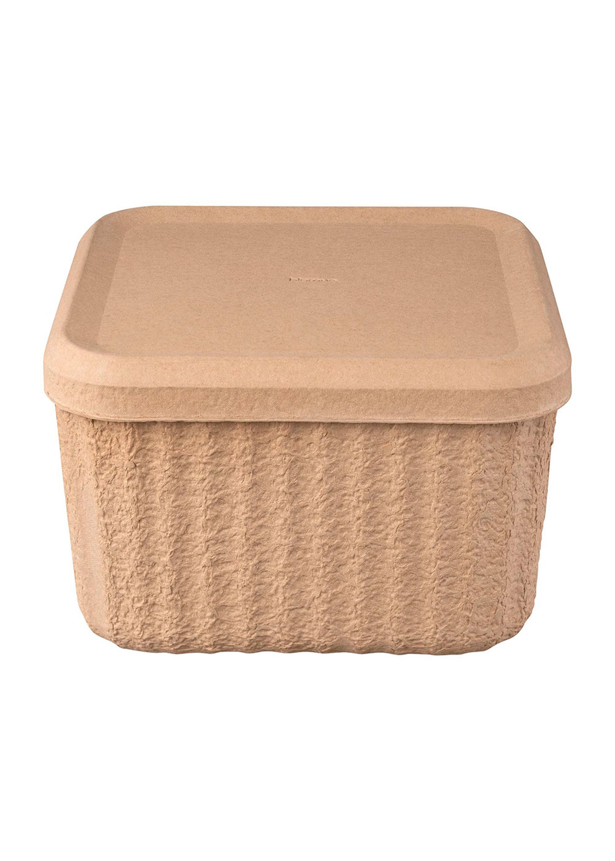 Blomus - Box - Redo Moulded Paper Pulp Boxes - Set of 2 - Large - Sand-colored