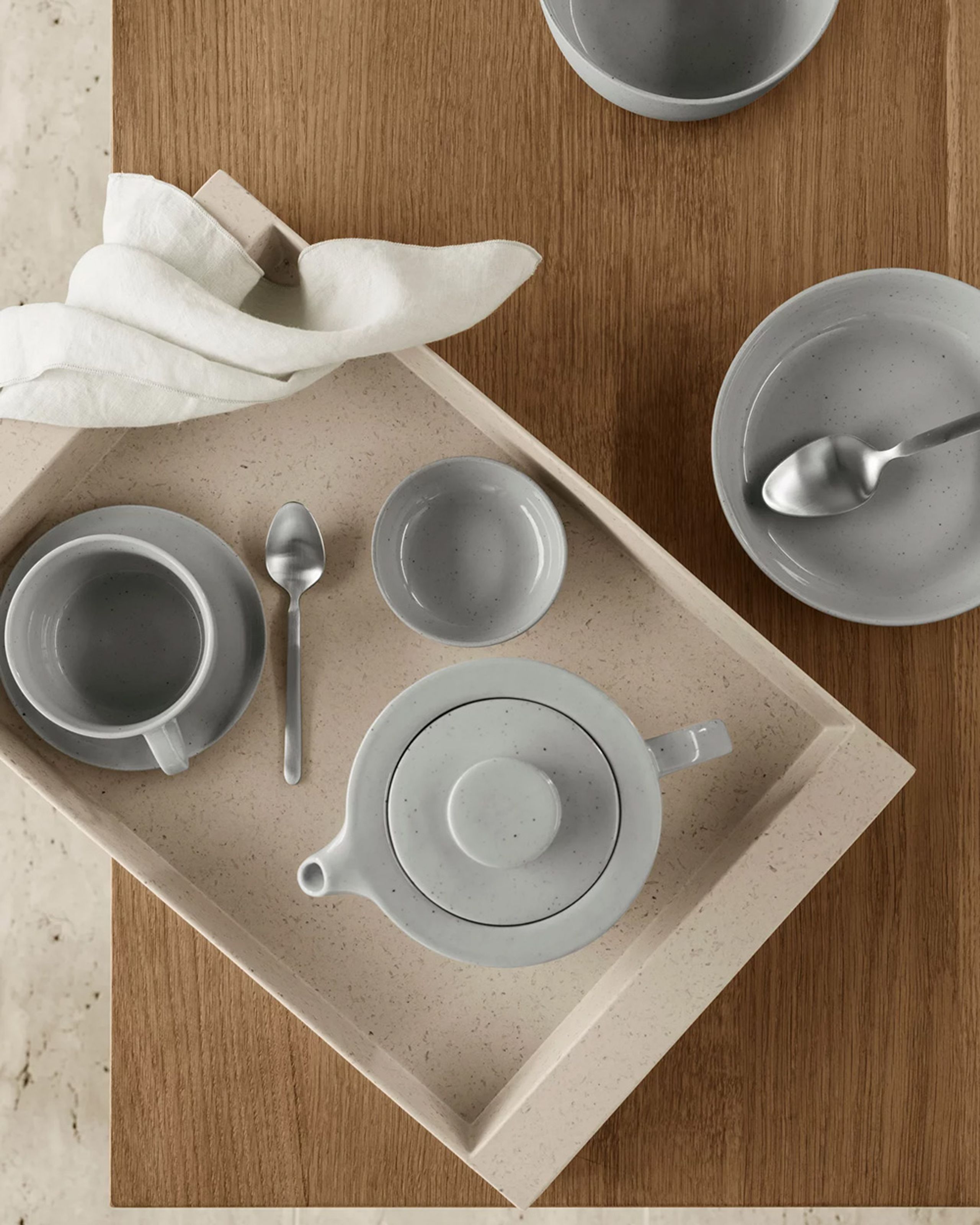 Blomus - Bandeja - Kankyo Tray - Moonbeam