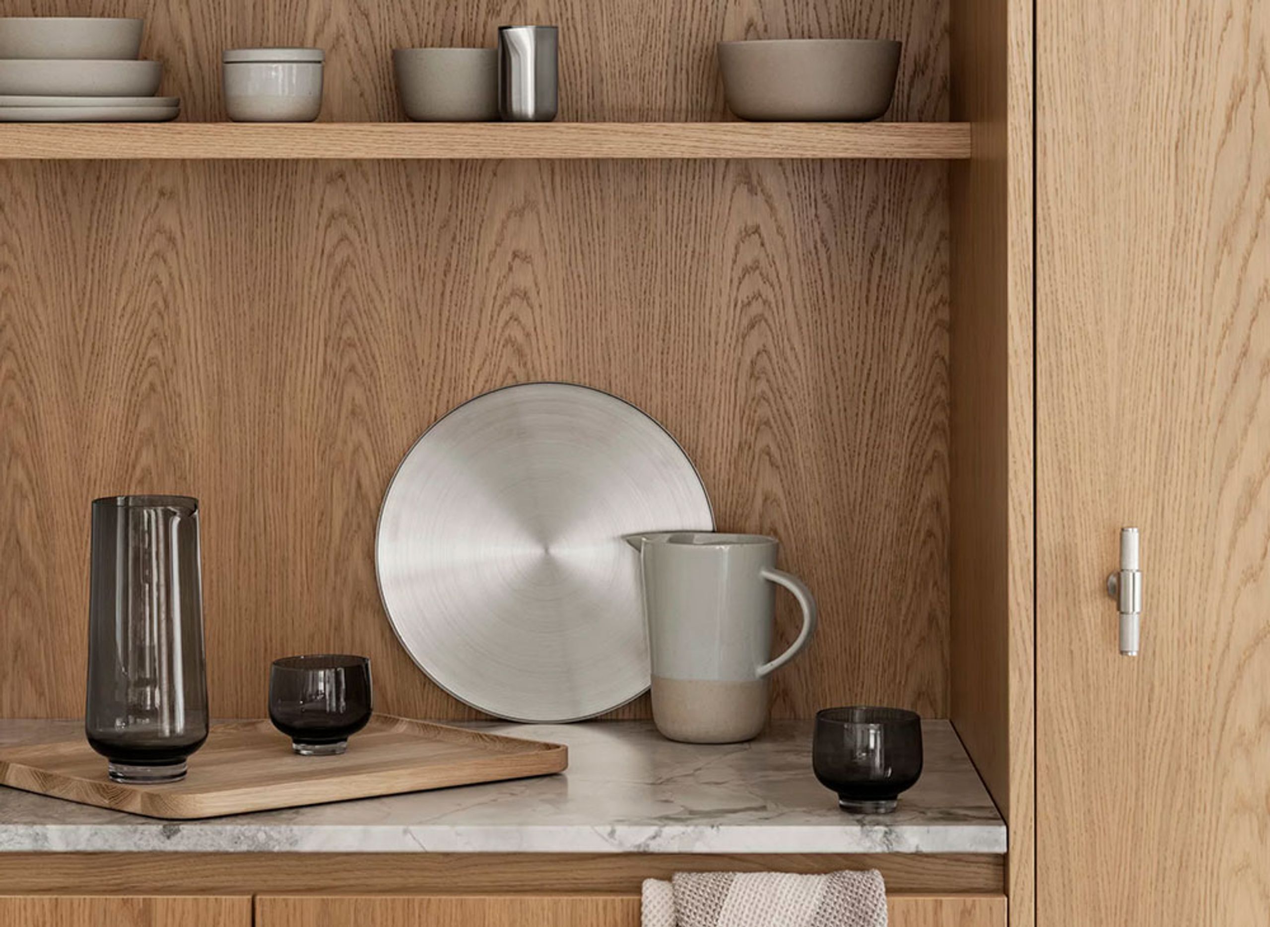 Blomus - Taca - Oku Tray - Black - M - Round