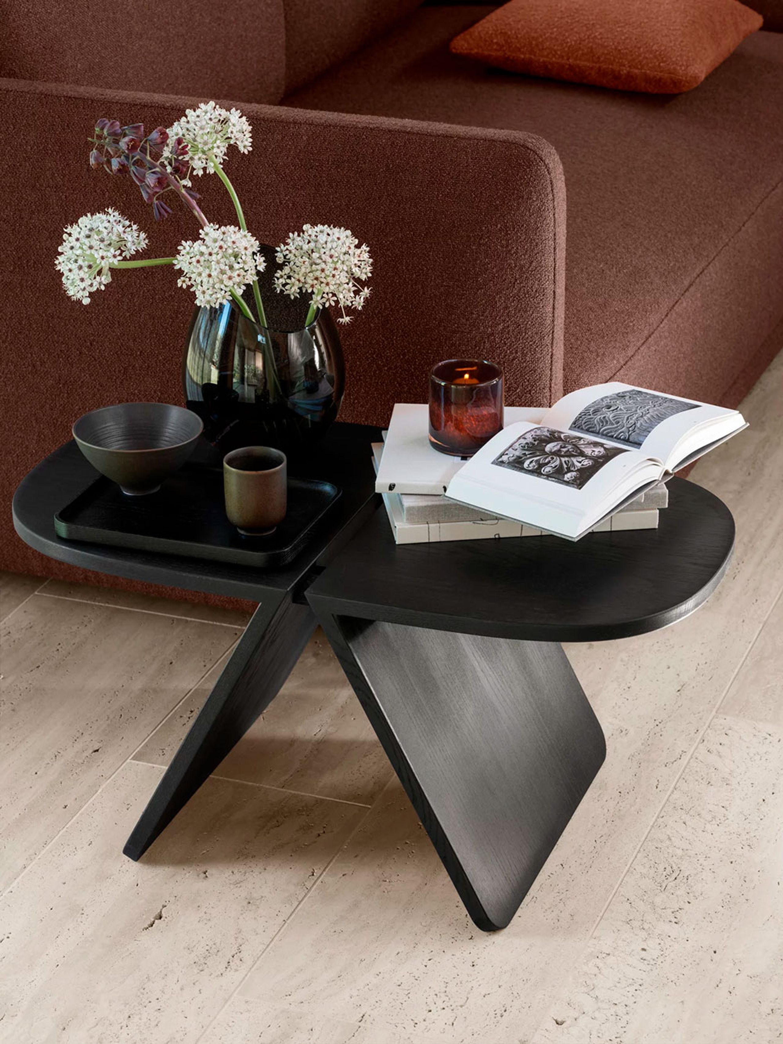 Blomus - Tablett - Oku Tray - Oak - M - Round