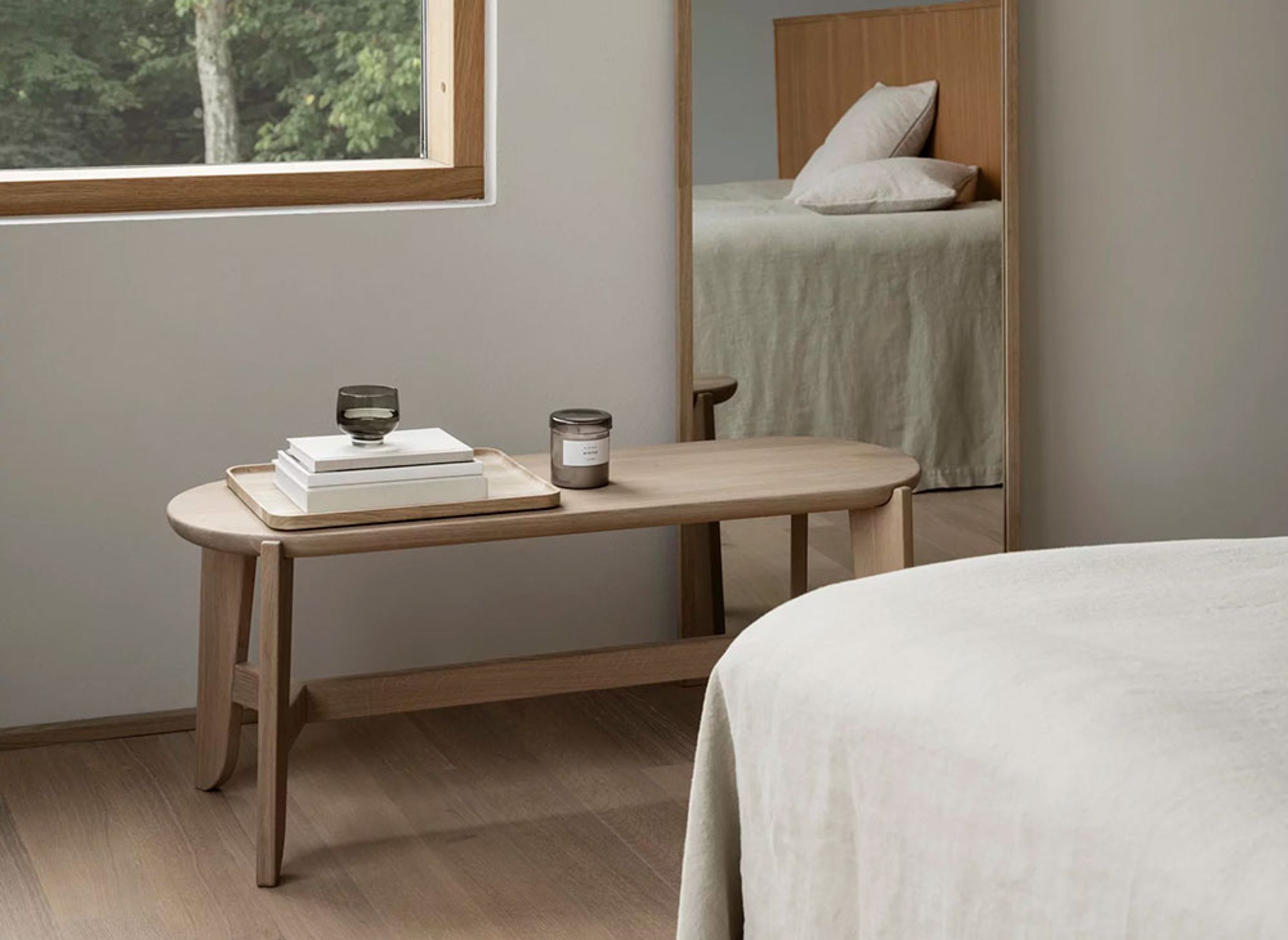 Blomus - Vassoio - Oku Tray - Oak - S - Round