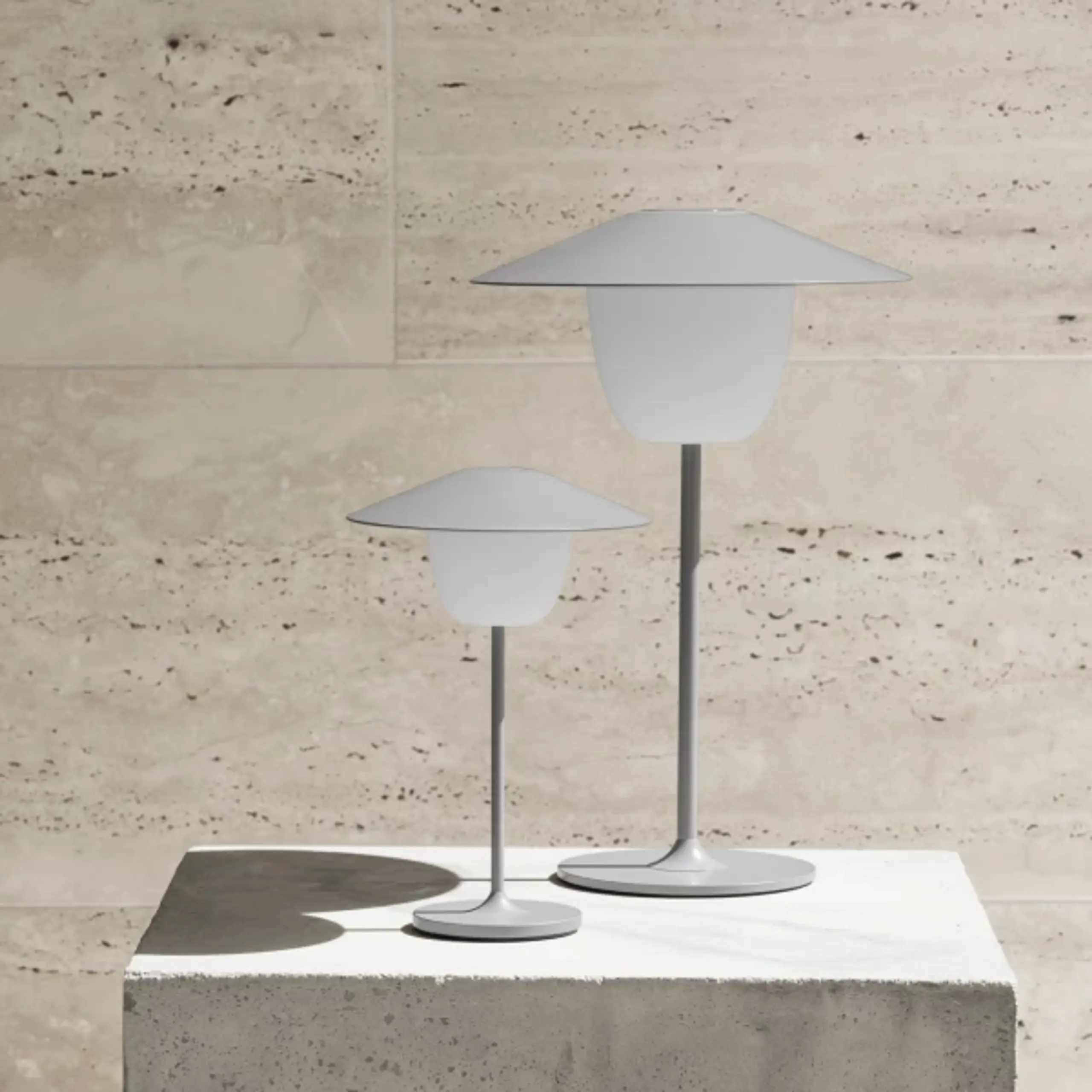 Blomus - Table Lamp - Ani Lamp Mini - Mobile Lamp - White