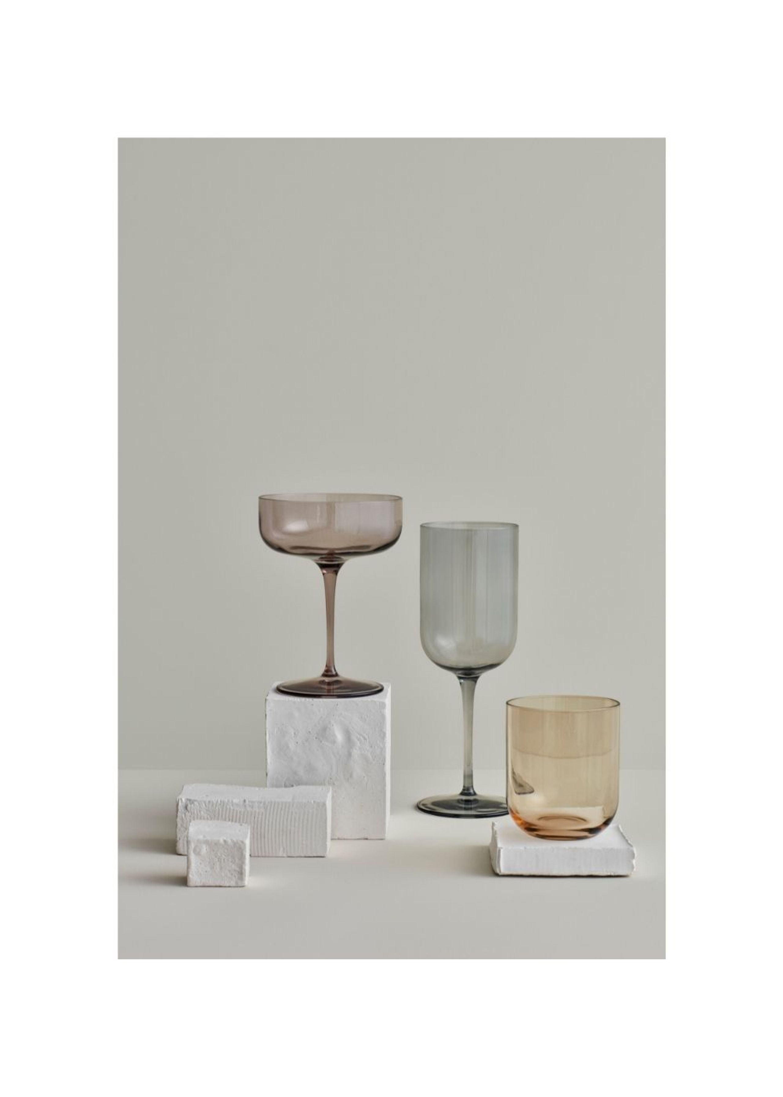 Blomus - Glas - Set of 4 Champagne Saucers - Fuum - Nomad