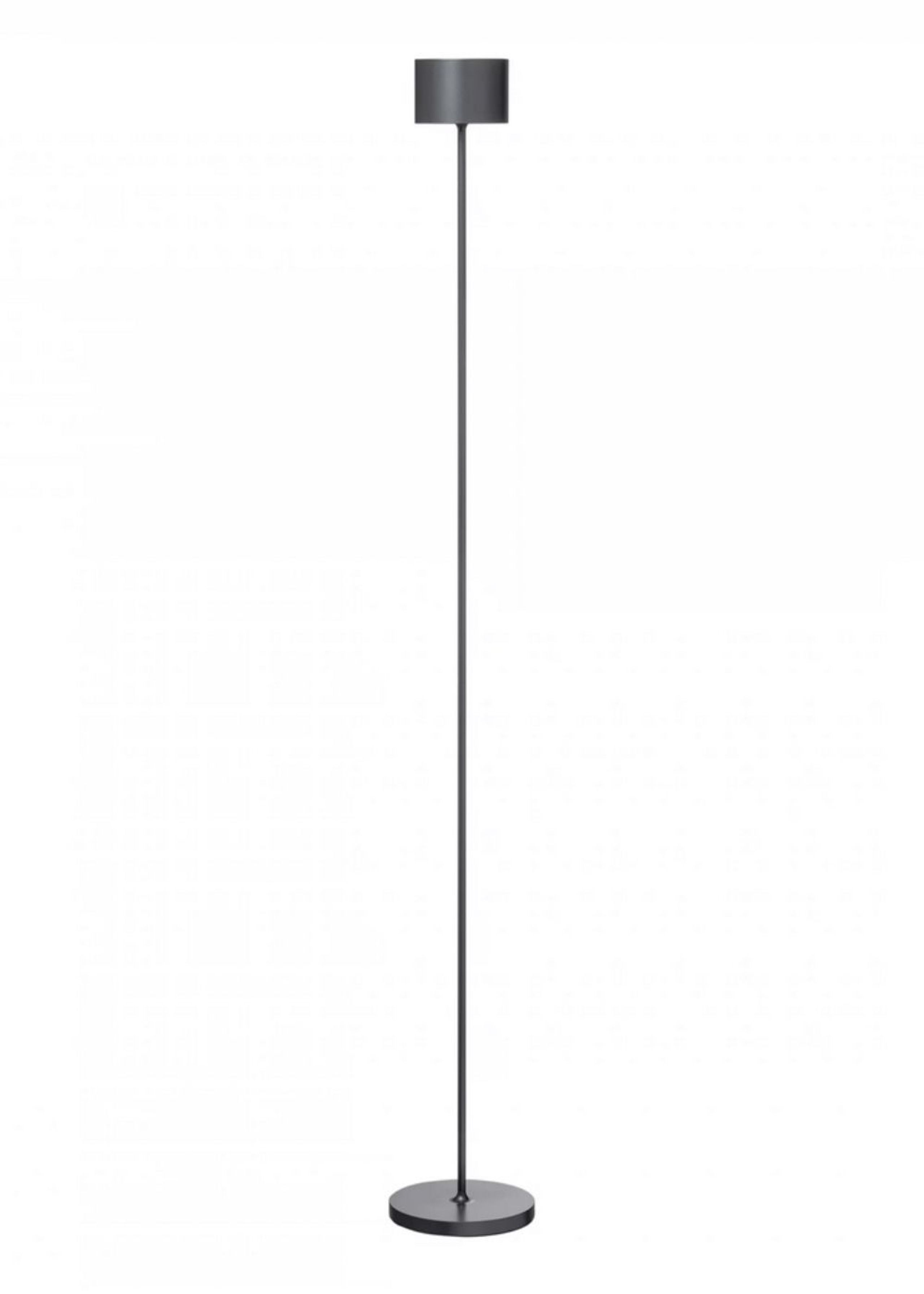 Blomus - Floor lamp - FAROL FLOOR Mobile LED Floor Lamp - Gunmetal, Metallic Finish