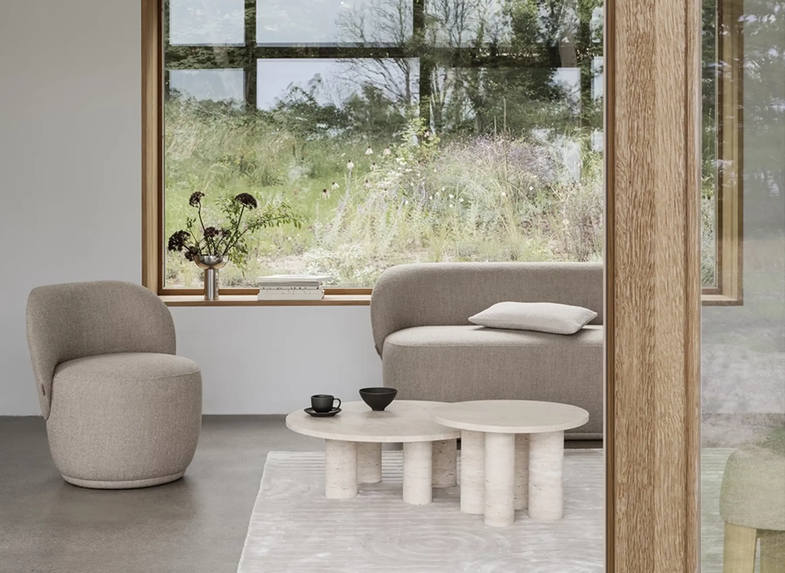 Blomus - Teppich - Uzu Rug - Beige - Medium