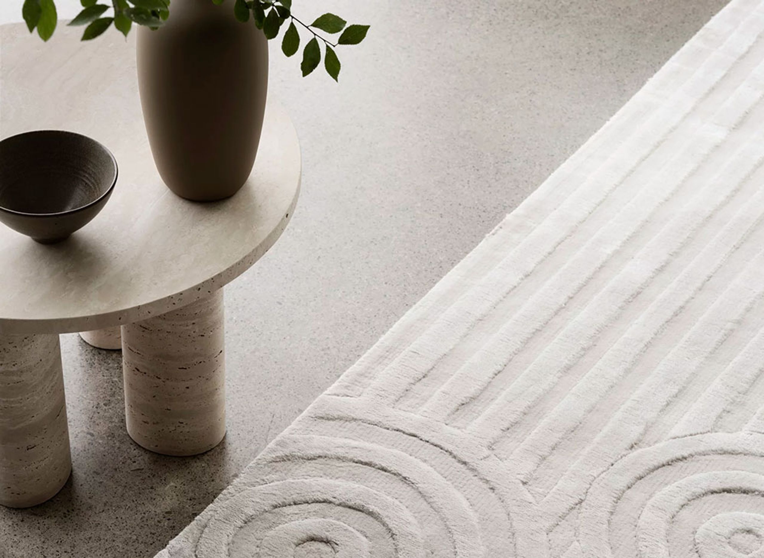 Blomus - Rug - Uzu Rug - Beige - Small