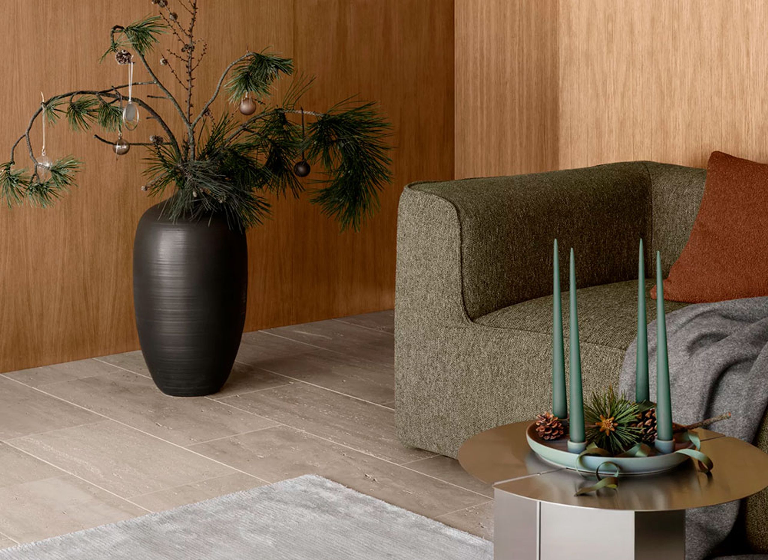 Blomus - Rug - Visca Rug - Zinc - Medium