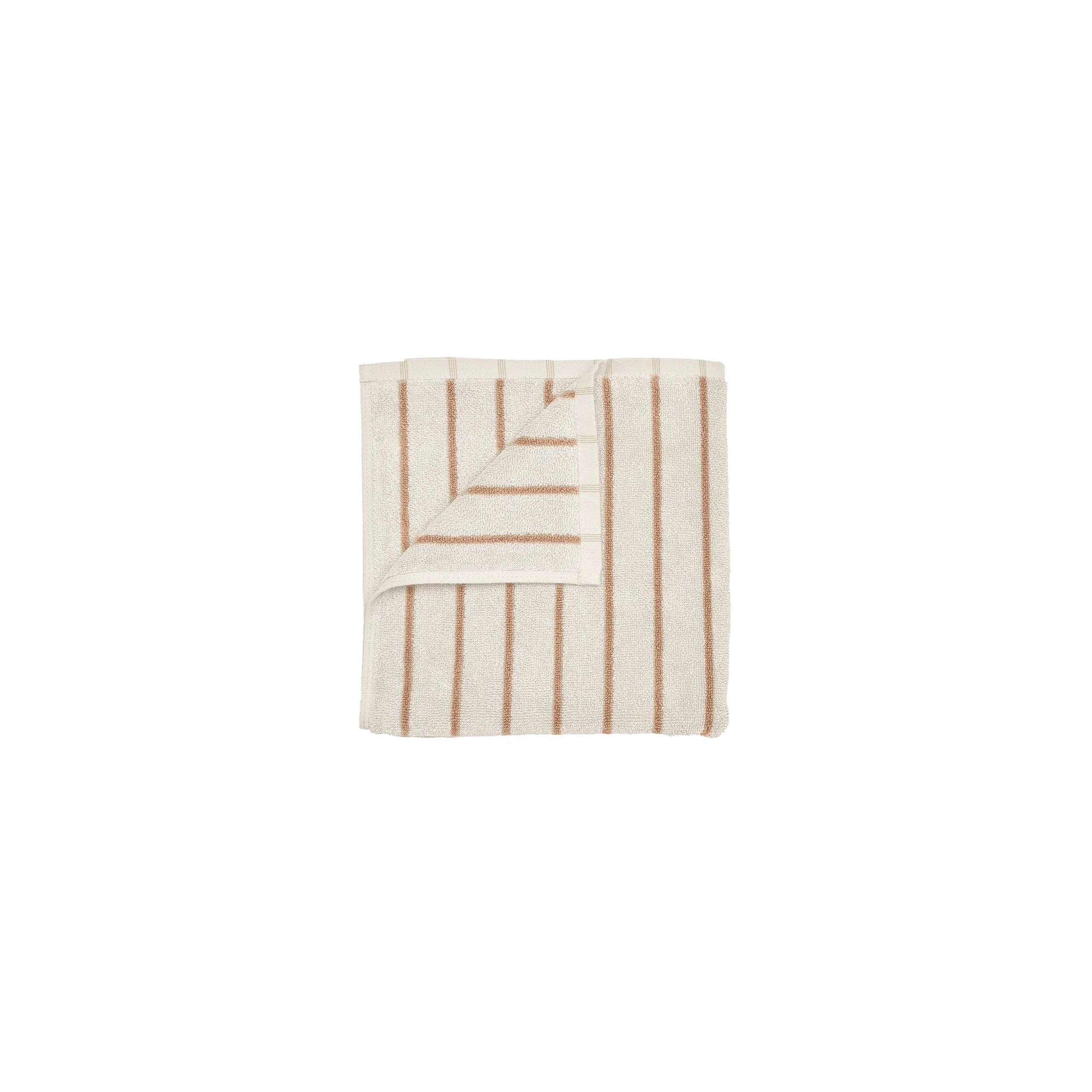 Blomus - Asciugamano - Guest Towel - Arto - Moonbeam / Amber Brown