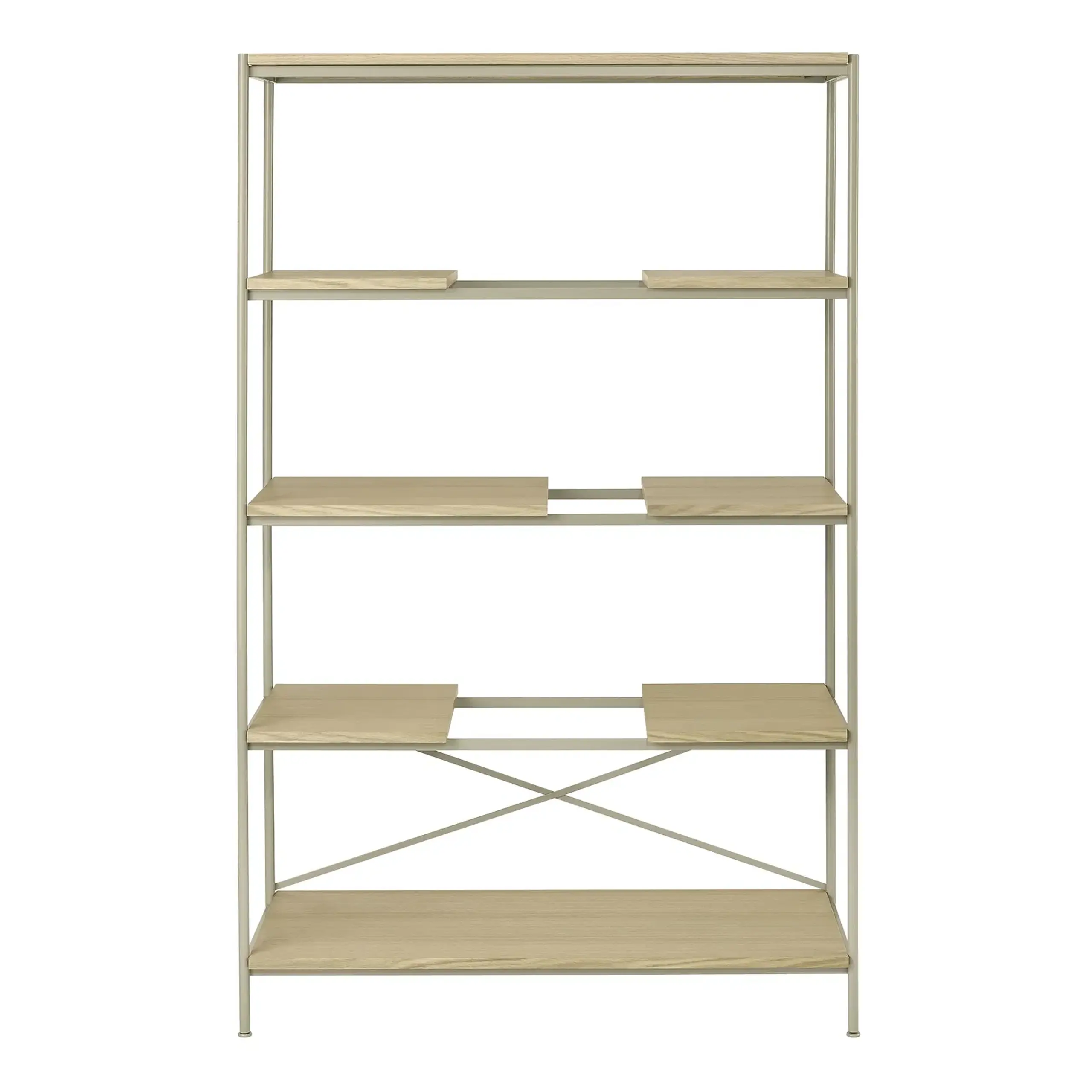 Blomus - Shelf - Metal Shelf Sukoya - Nomad, Natural Lacquered Oak Veneer / Large