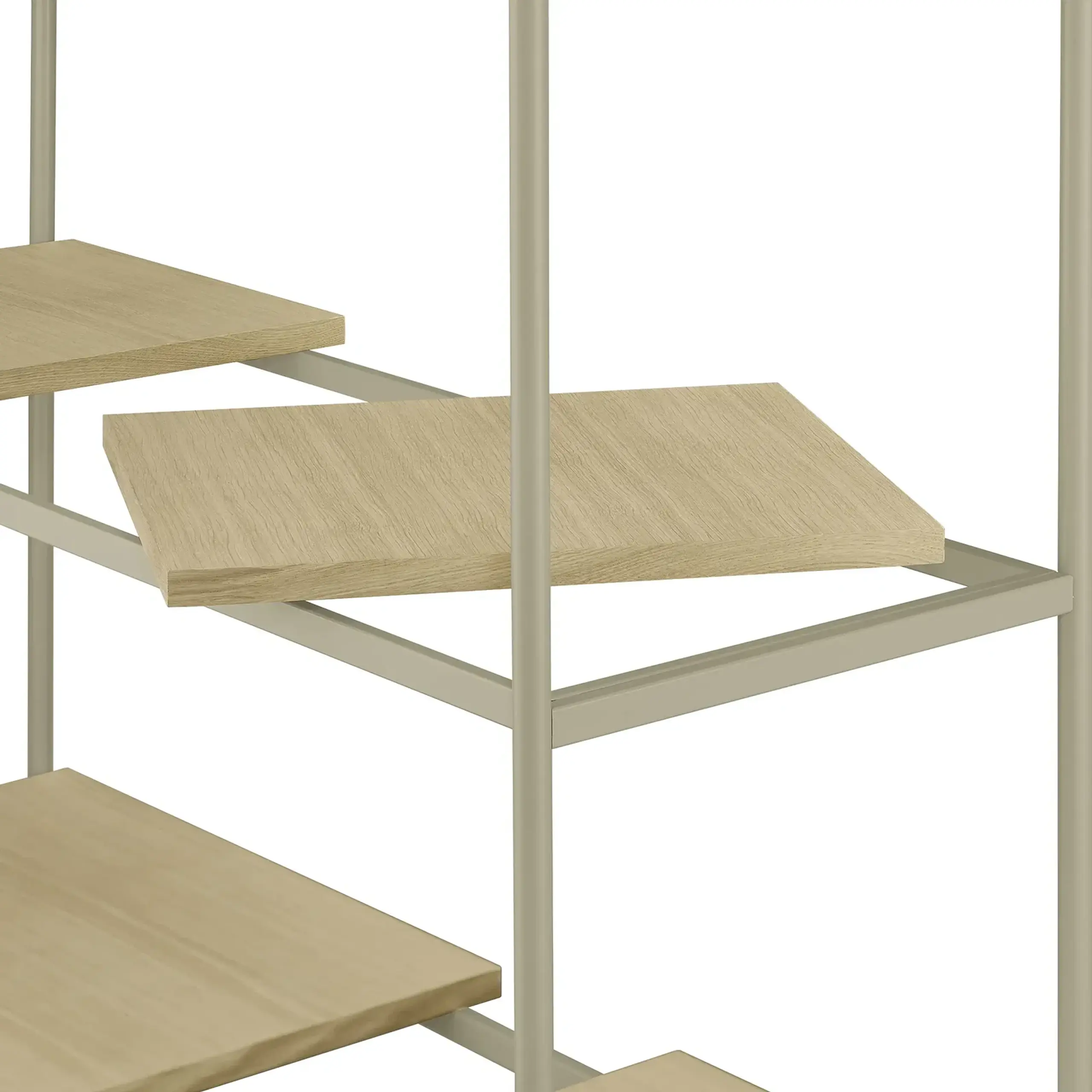 Blomus - Shelf - Metal Shelf Sukoya - Nomad, Natural Lacquered Oak Veneer / Large