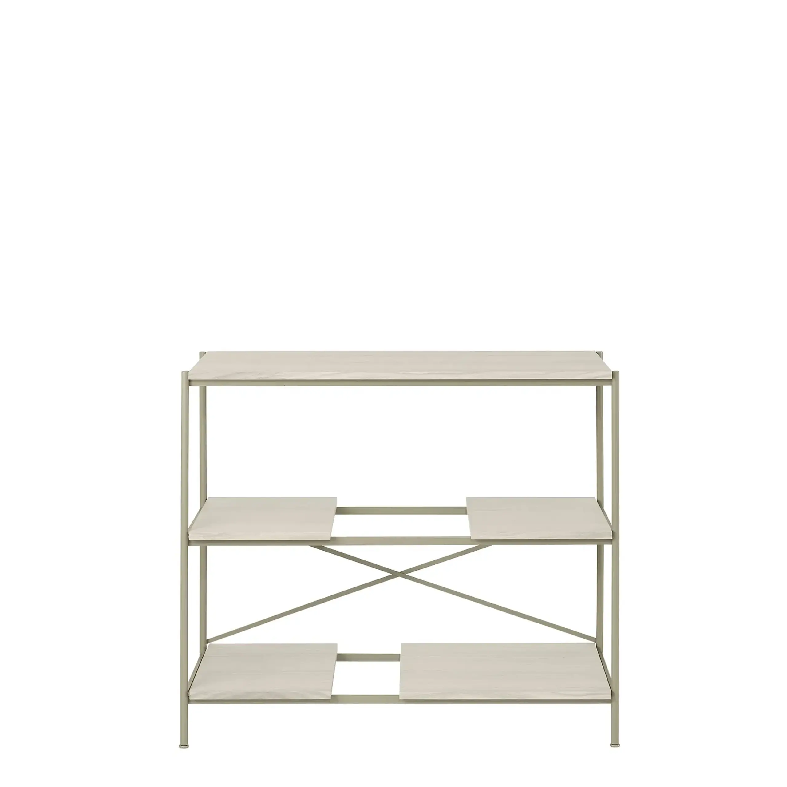 Blomus - Scaffale - Metal Shelf Sukoya - Nomad, White Oiled Oak Veneer / Small