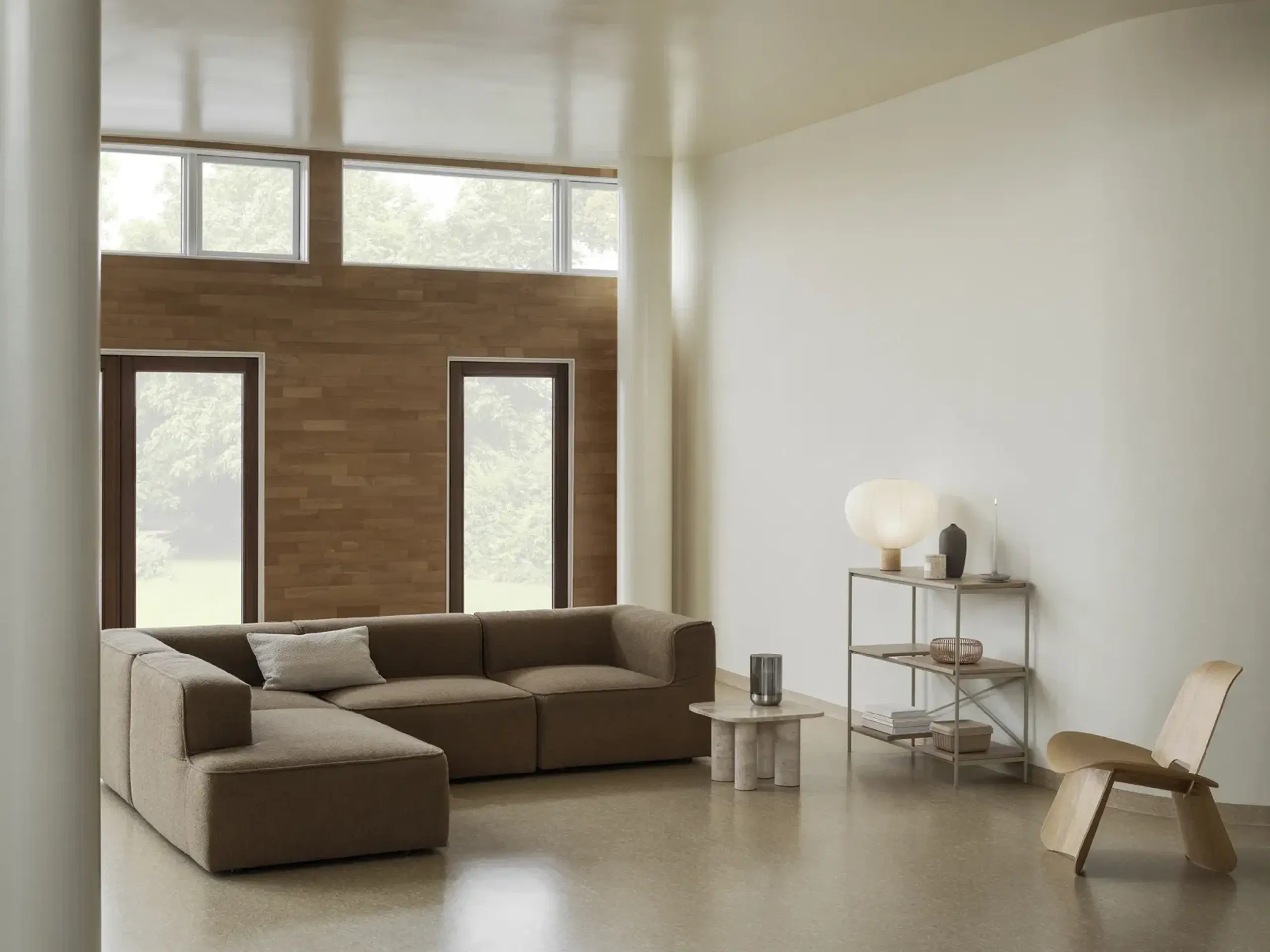 Blomus - Scaffale - Metal Shelf Sukoya - Nomad, White Oiled Oak Veneer / Small