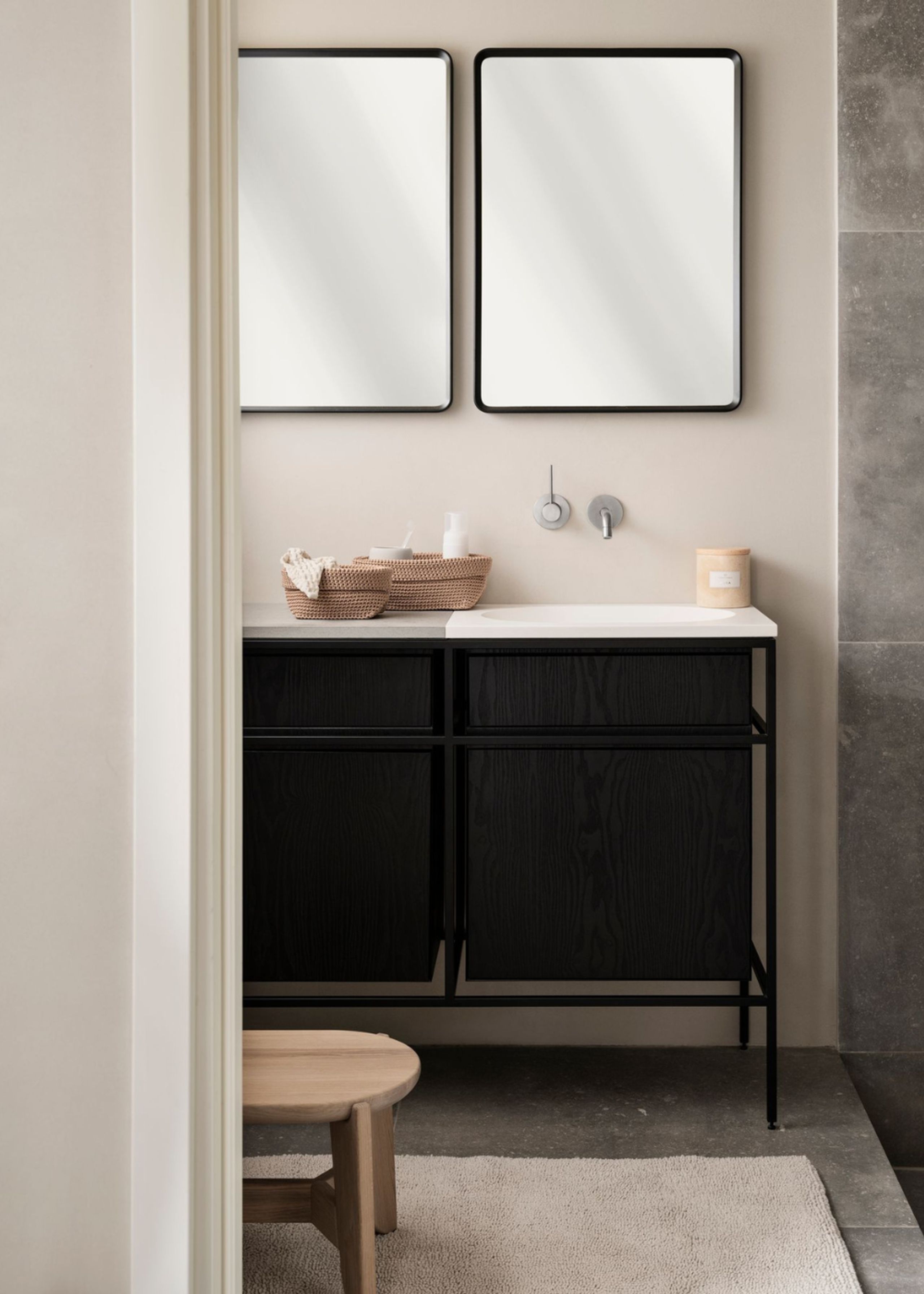 Blomus - Kurv - Tela - Crochet basket - Bark - Large