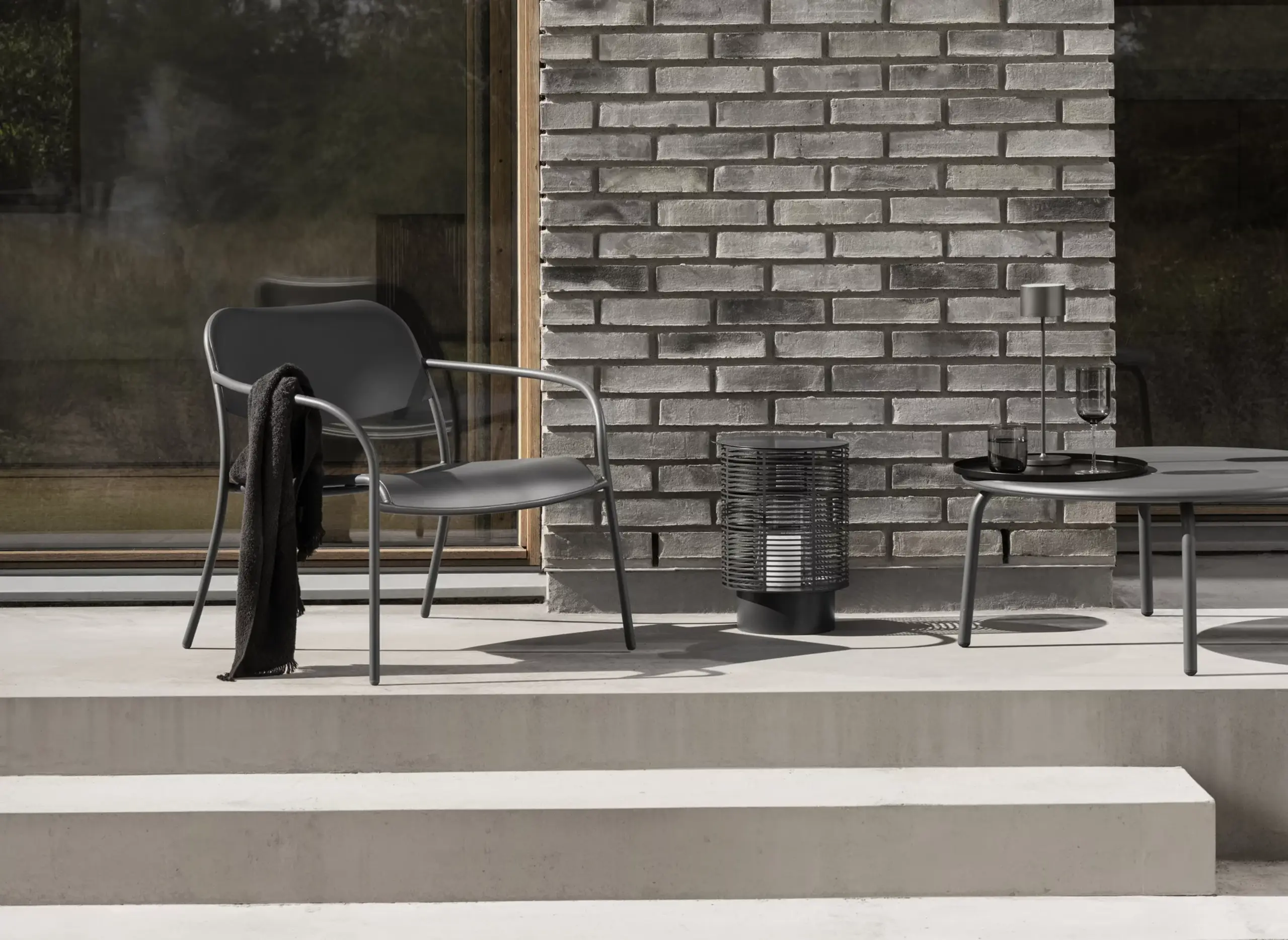 Blomus - Loungesessel - Lounge Chair - Yua - Granite Gray