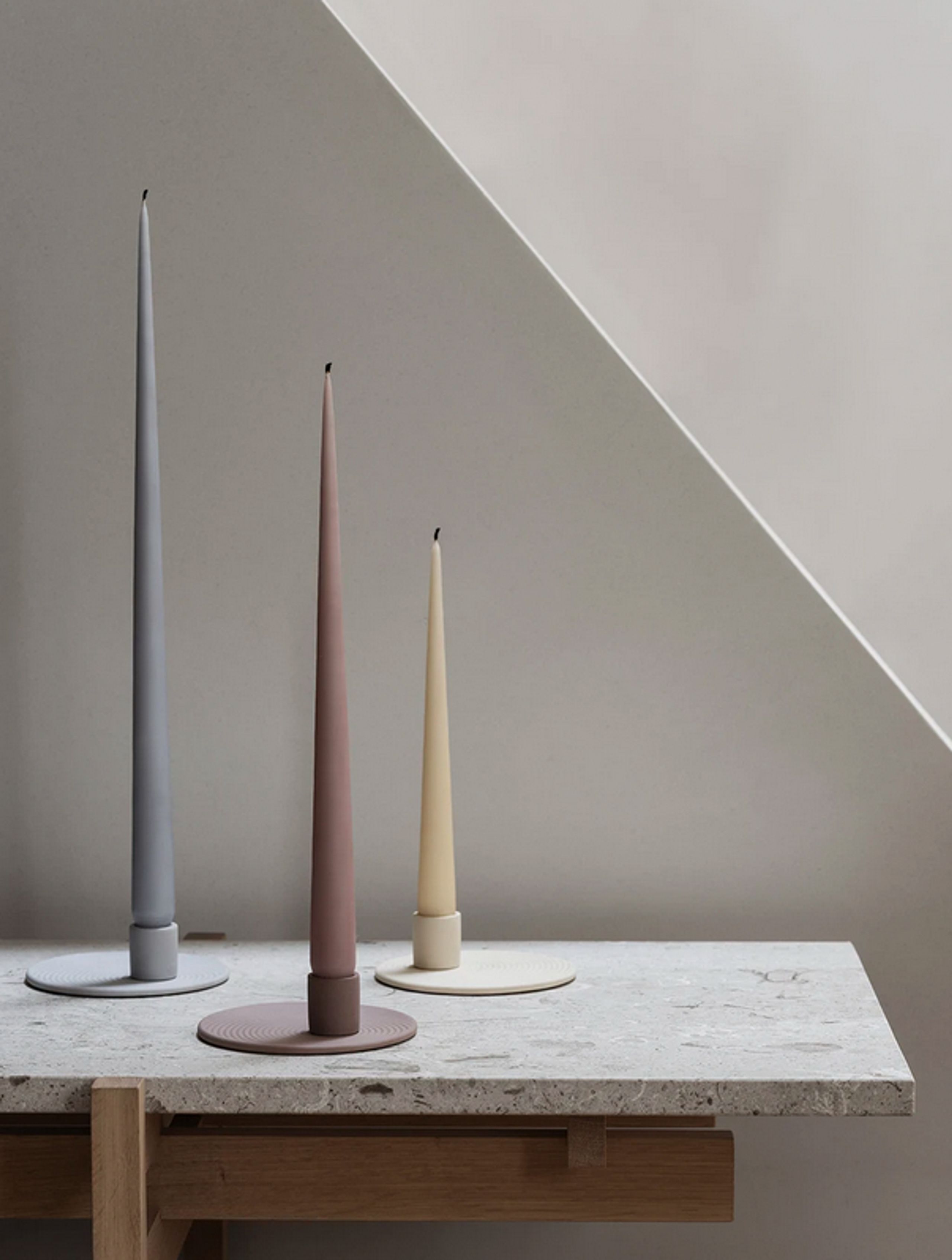 Blomus - Candle Holder - Nona Candle Holder - Pewter