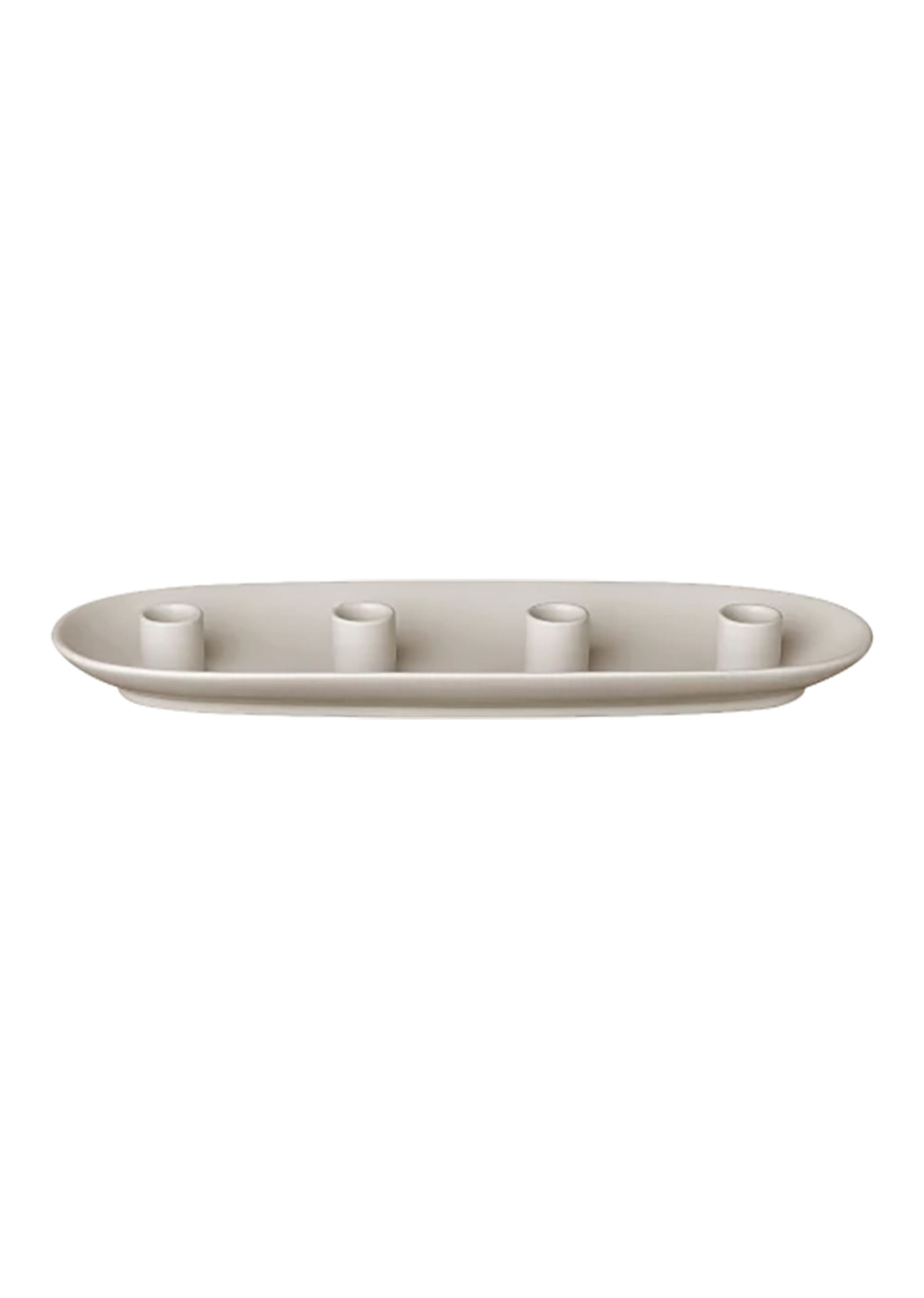 Blomus - Świecznik - Vela Candle Holder - Oval / Moonbeam
