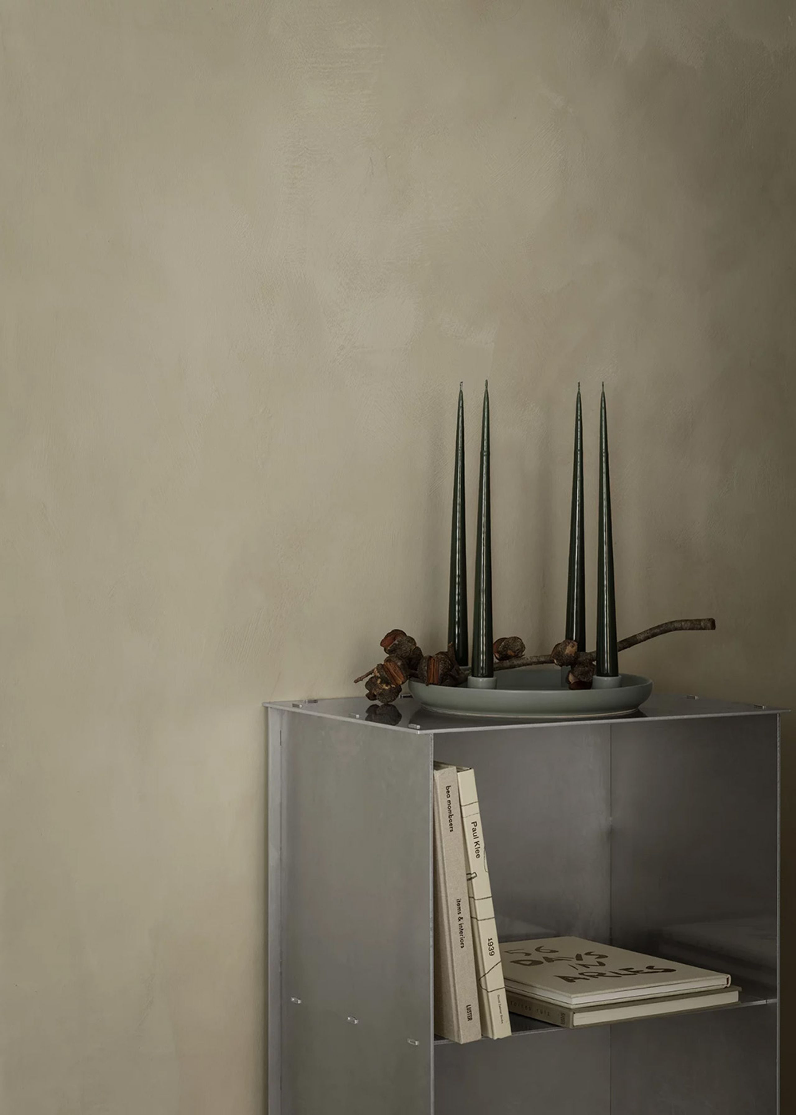 Blomus - Kerzentablett - Vela 4 Fold Candle Holder - Agave Green