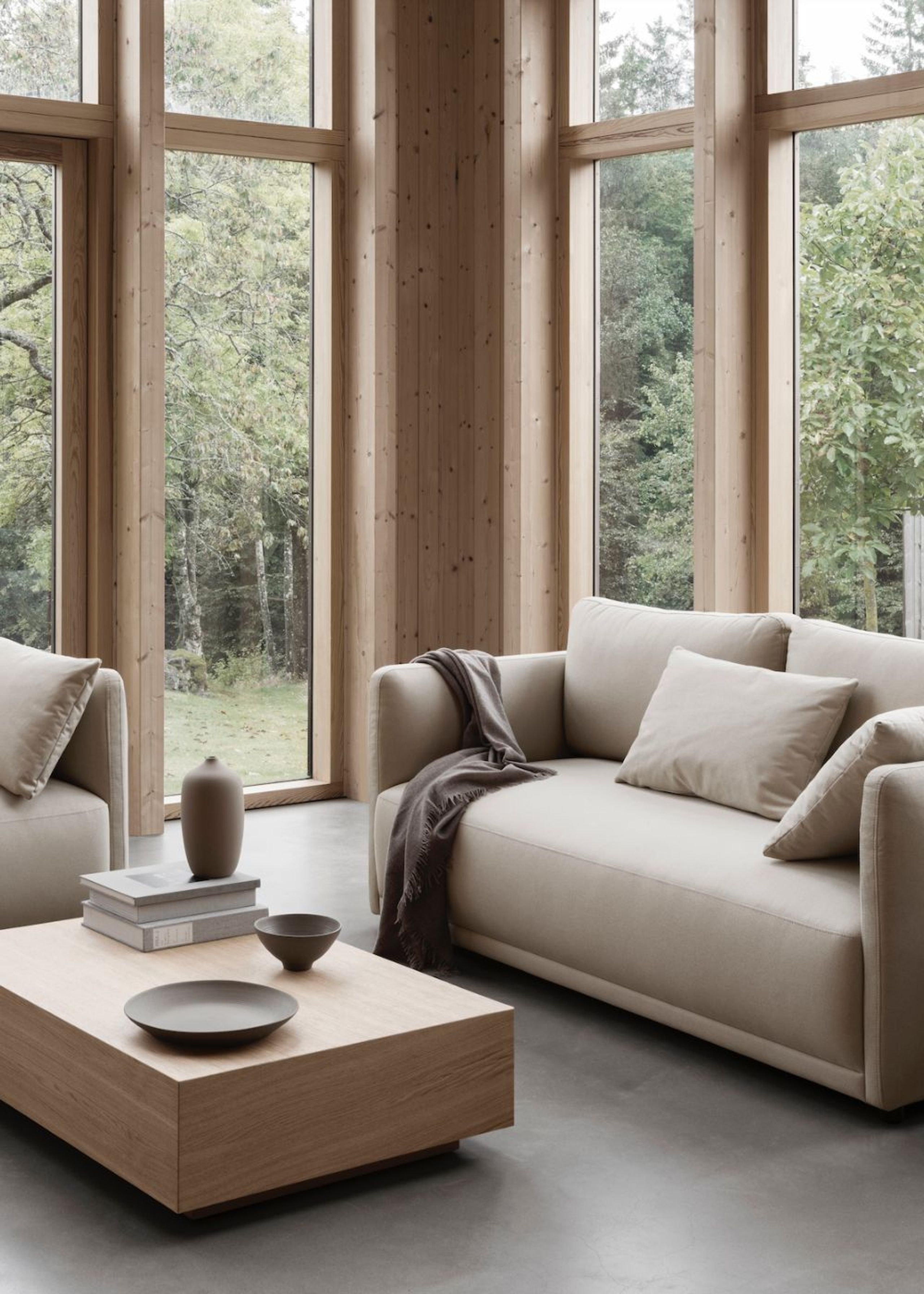 Blomus - Modular sofa - LUA Combinations - 2 Seater Sofa - Pagina Taupe