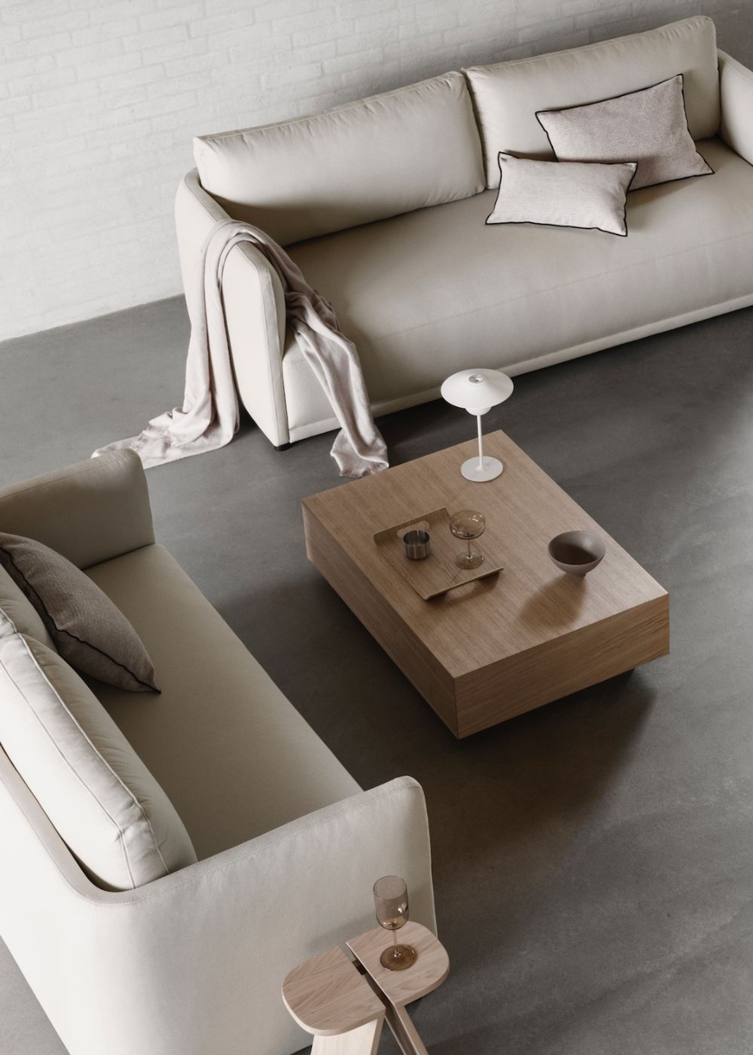 Blomus - Modular sofa - LUA Combinations - 2 Seater Sofa - Pagina Taupe