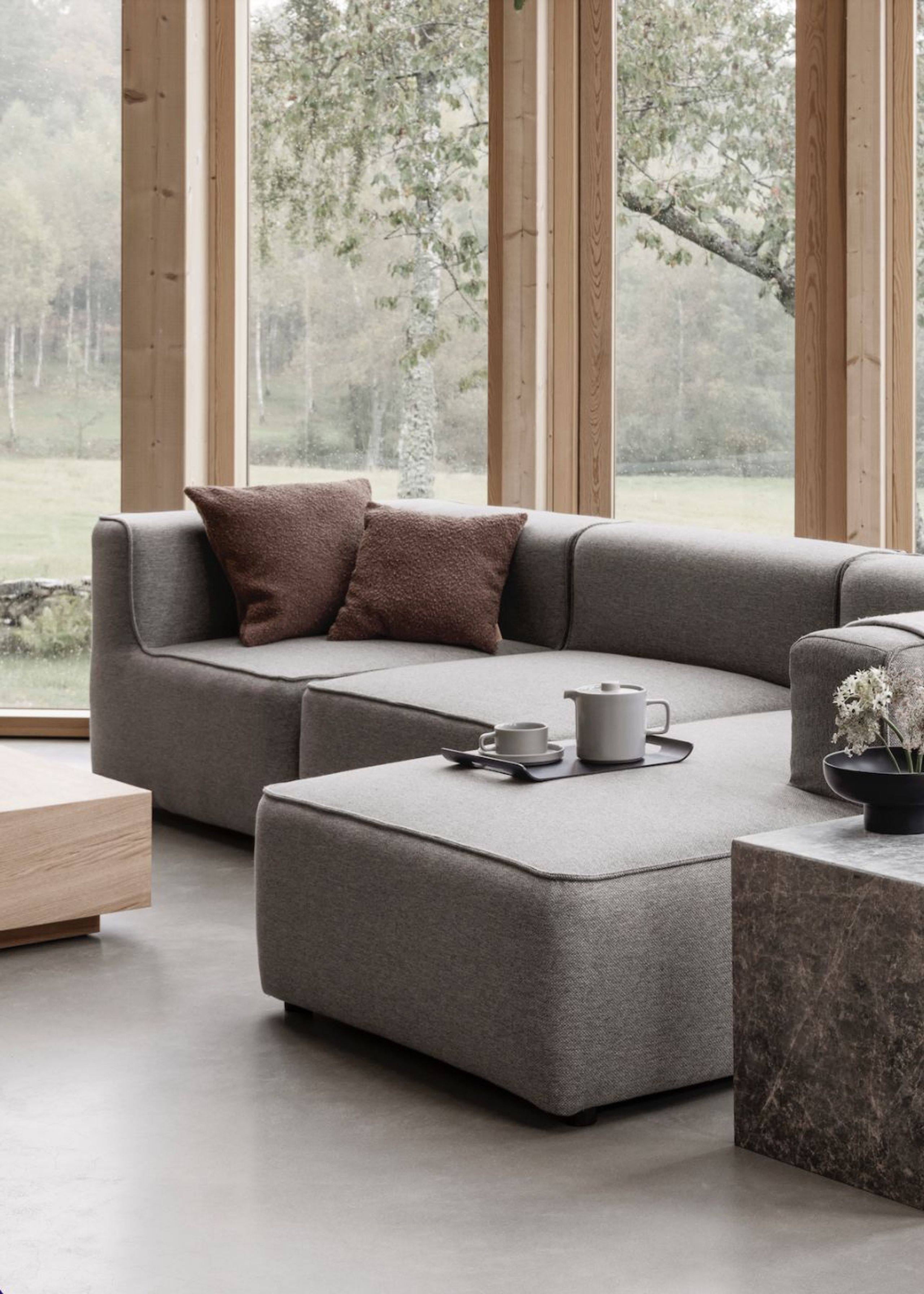 Blomus - Modular sofa - TASI Combinations - Combination D - Pagina Taupe