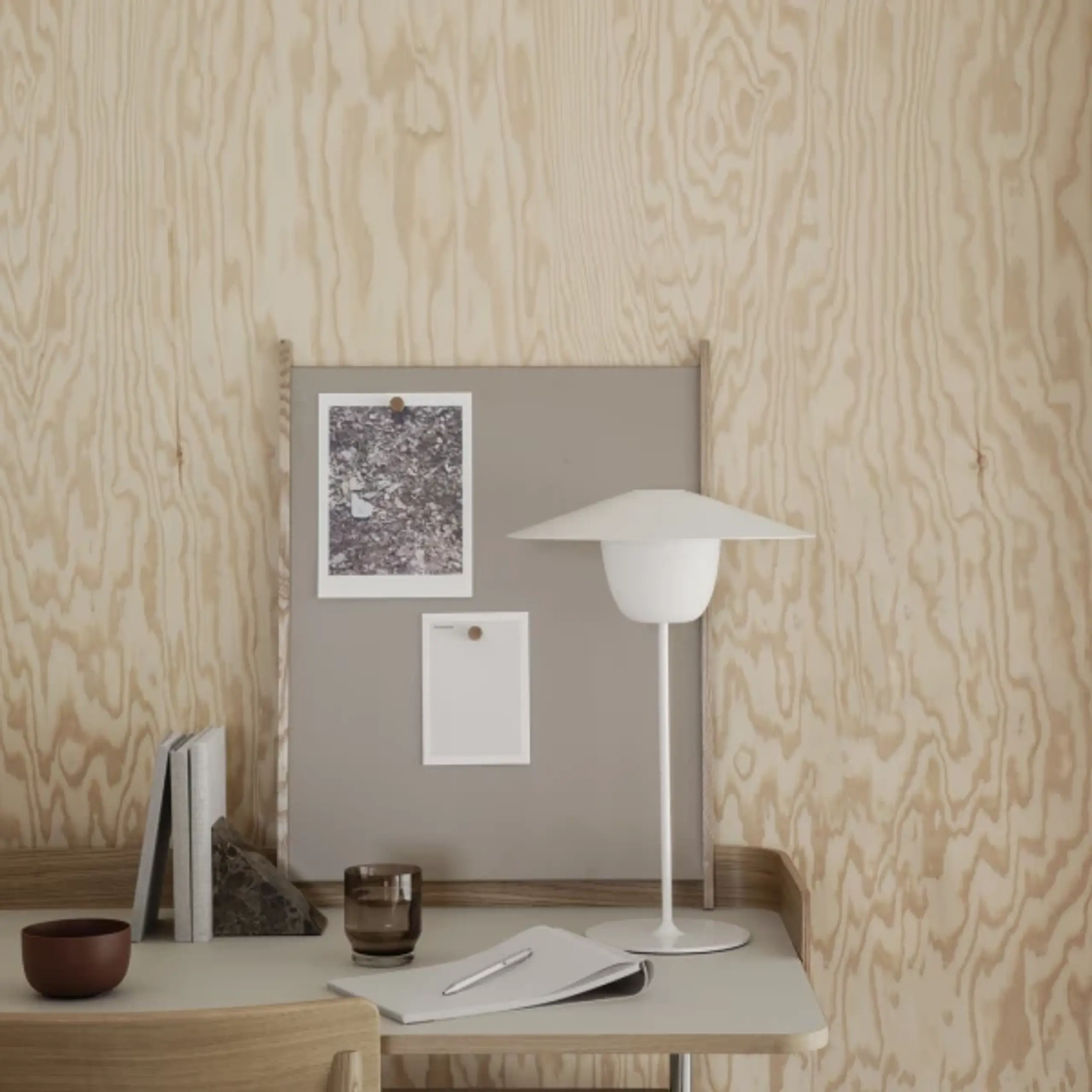 Blomus - Nástěnka - Koreo Magnetic Board - Ash - 4 pieces - Magnets