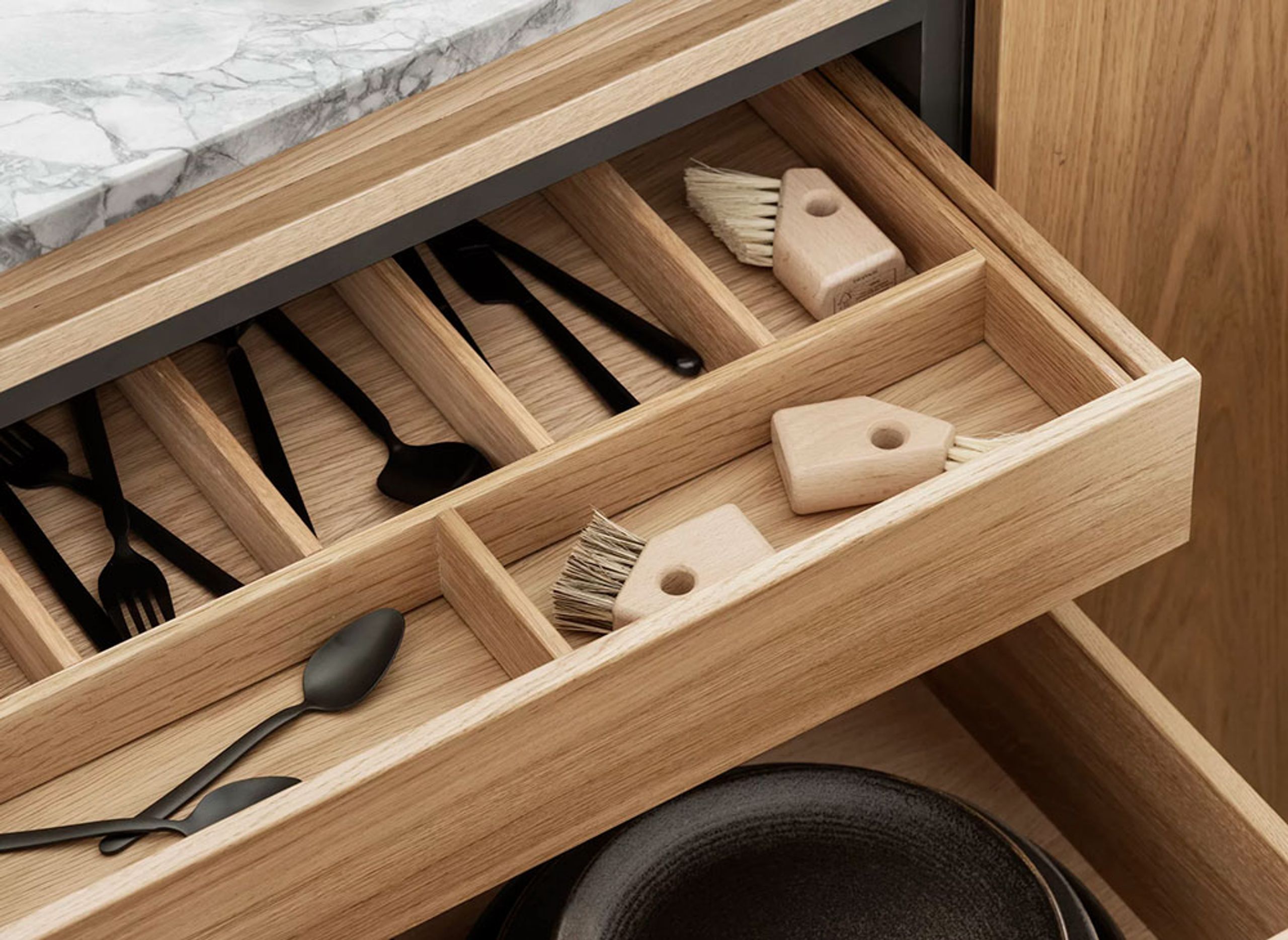 Blomus - Opvaskebørste - Aves Kitchen Brushes - Set of 4 - Beech Wood