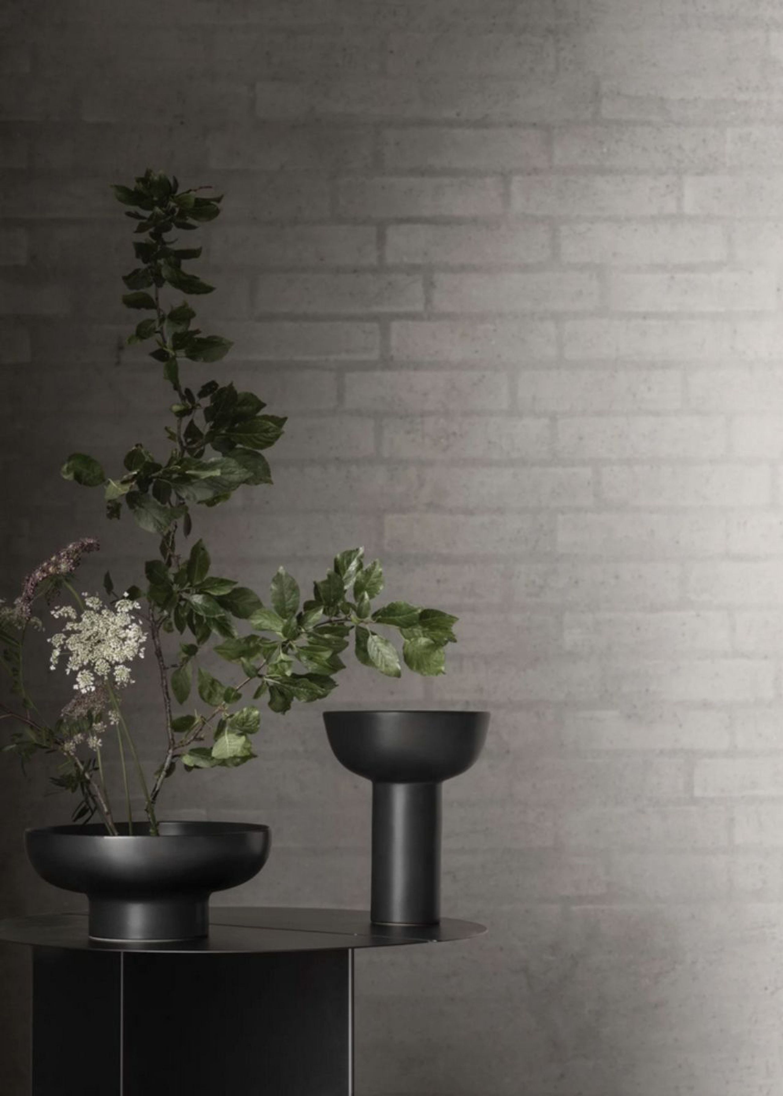 Blomus - Sidebord - ORU Side Table - Black - Ø50 cm