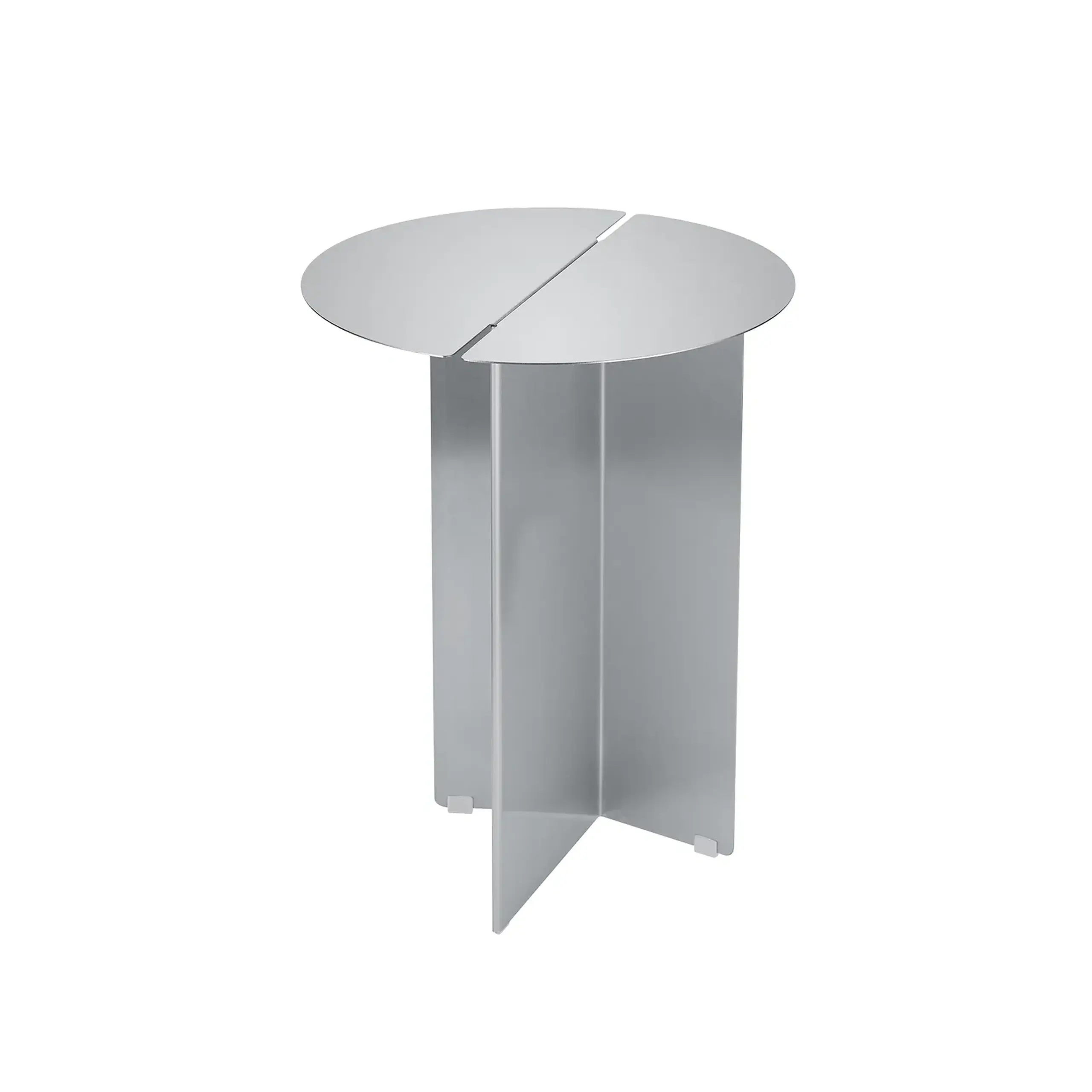 Blomus - Mesa auxiliar - ORU Side Table - Stainless Steel Matt - Ø35 cm