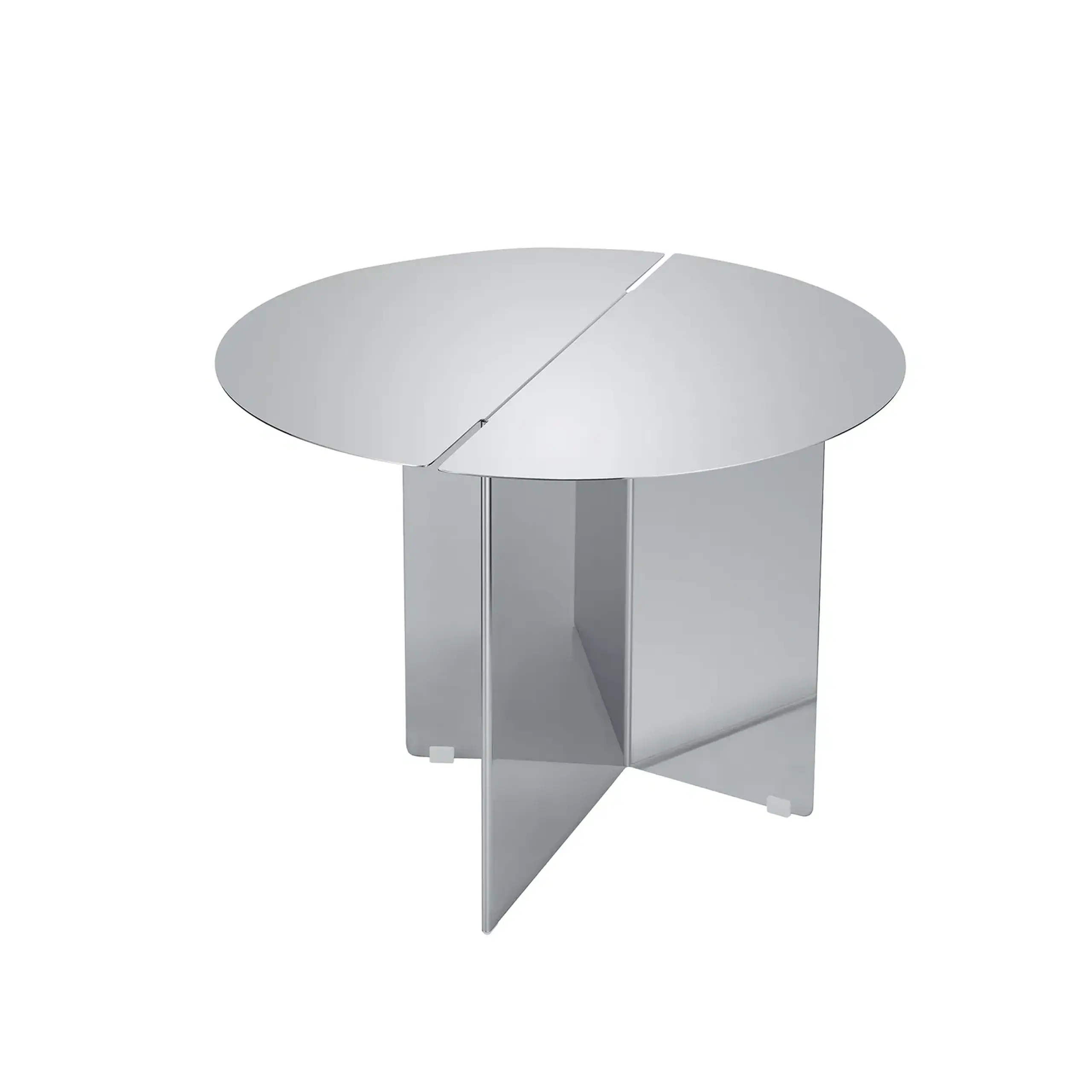 Blomus - Stolik boczny - ORU Side Table - Stainless Steel Polished - Ø50 cm