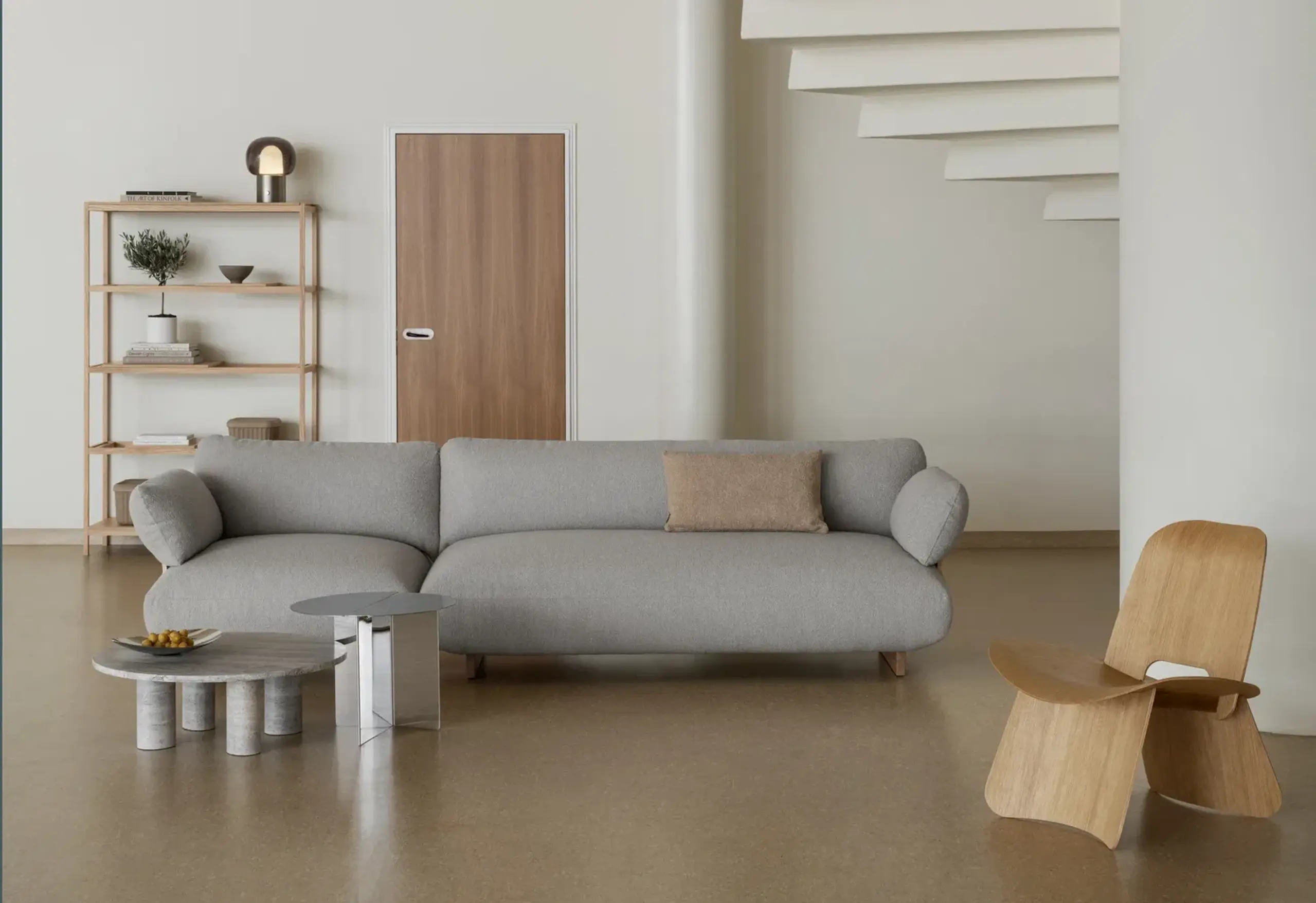 Blomus - Stolik boczny - ORU Side Table - Stainless Steel Polished - Ø50 cm