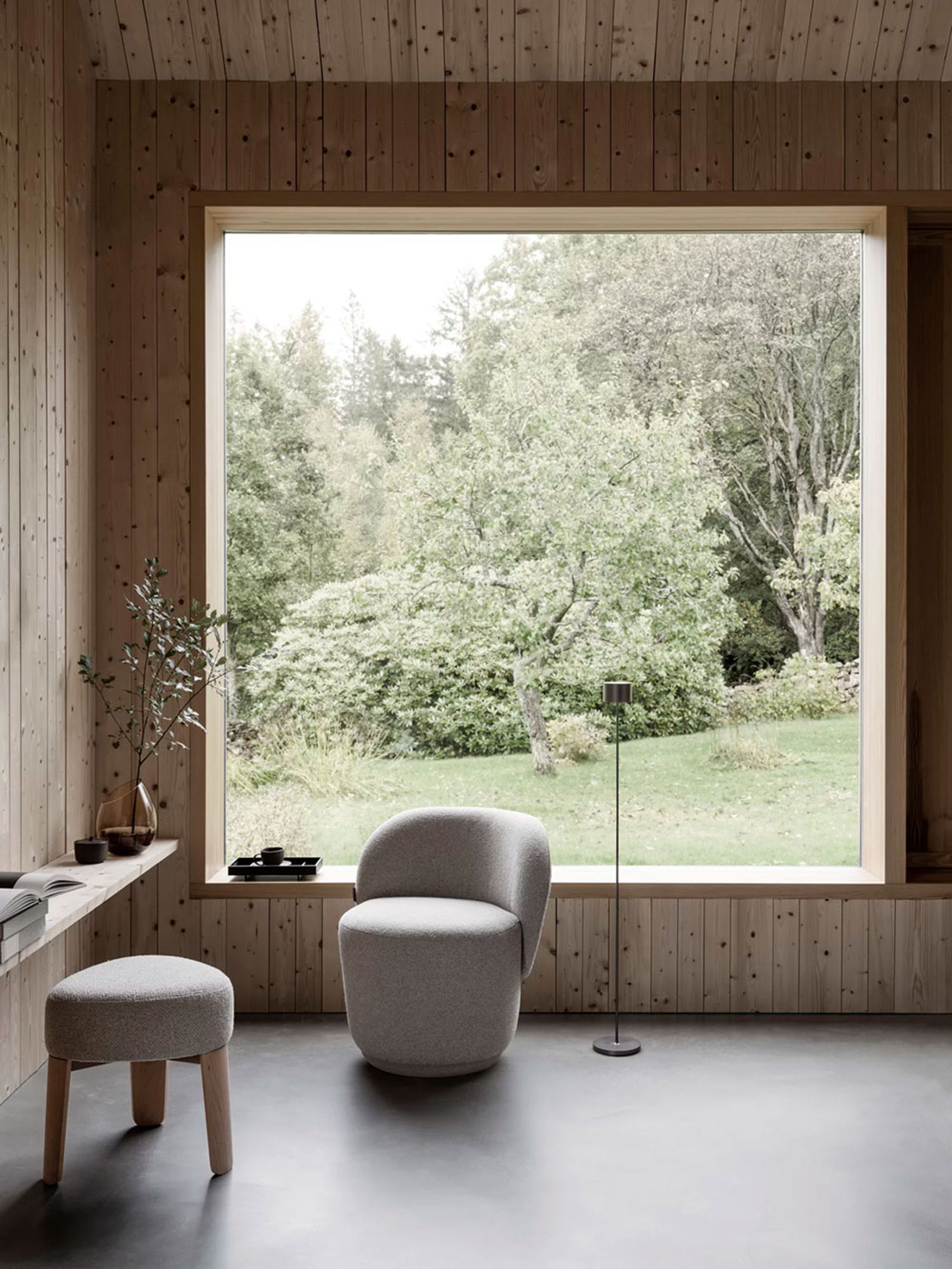 Blomus - Stool - KUON Stool - Beige - Nature
