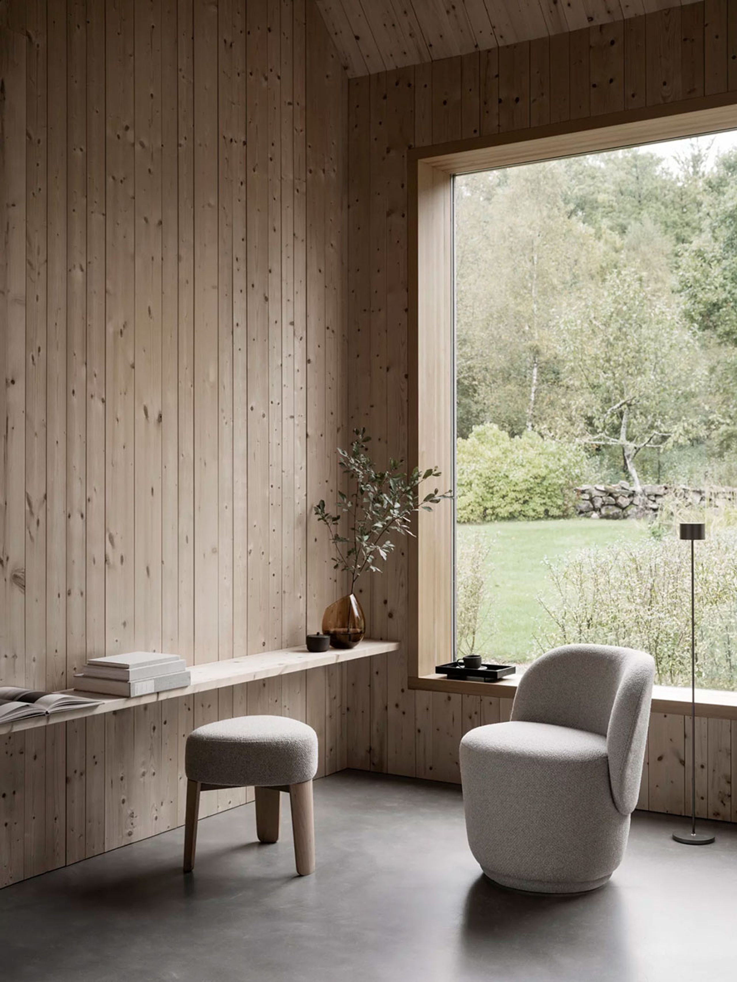 Blomus - Stool - KUON Stool - Beige - Nature