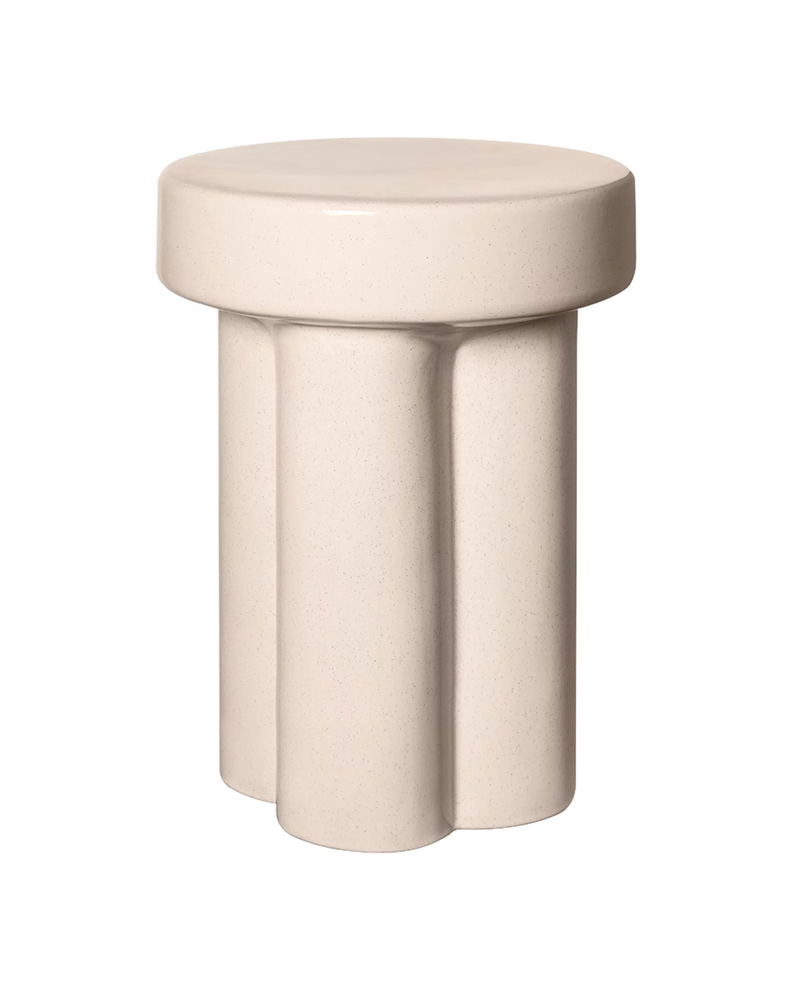 Blomus - Banqueta - Toru Ceramic Stool - High - Lily White