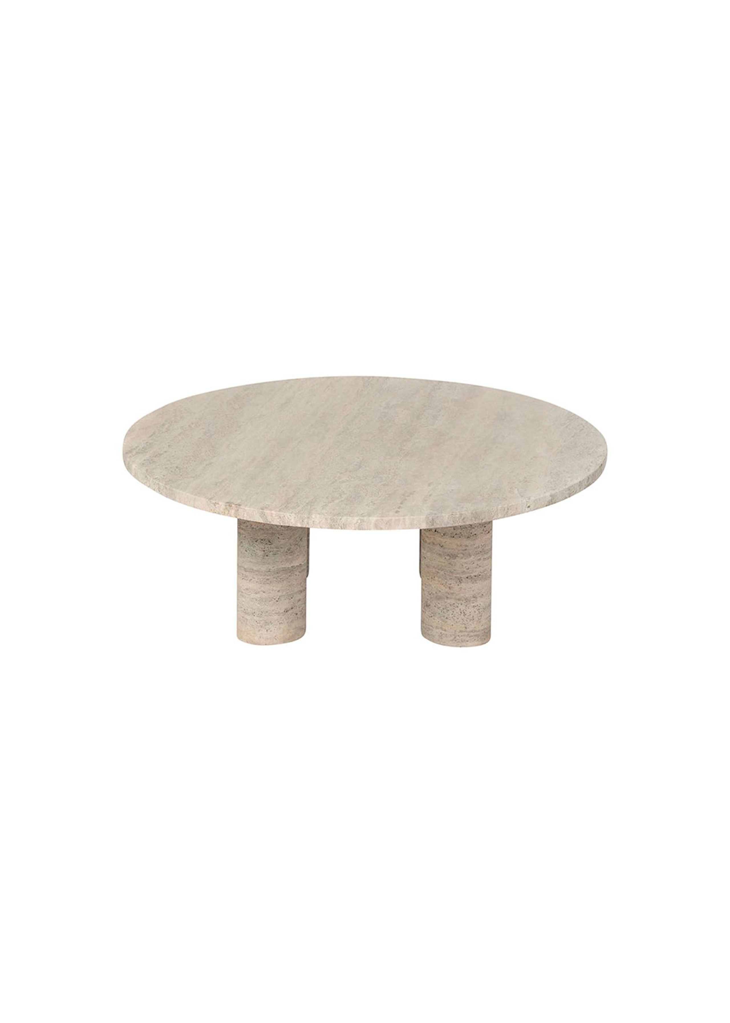 Blomus - Coffee Table - Volos Coffee Table - Round - Travertine